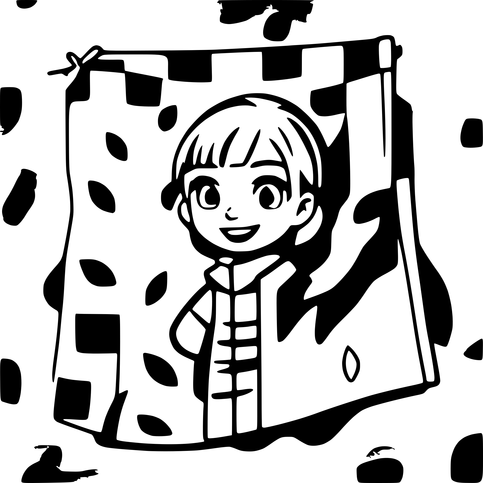 AI-generated SVG of a square tarpaulin