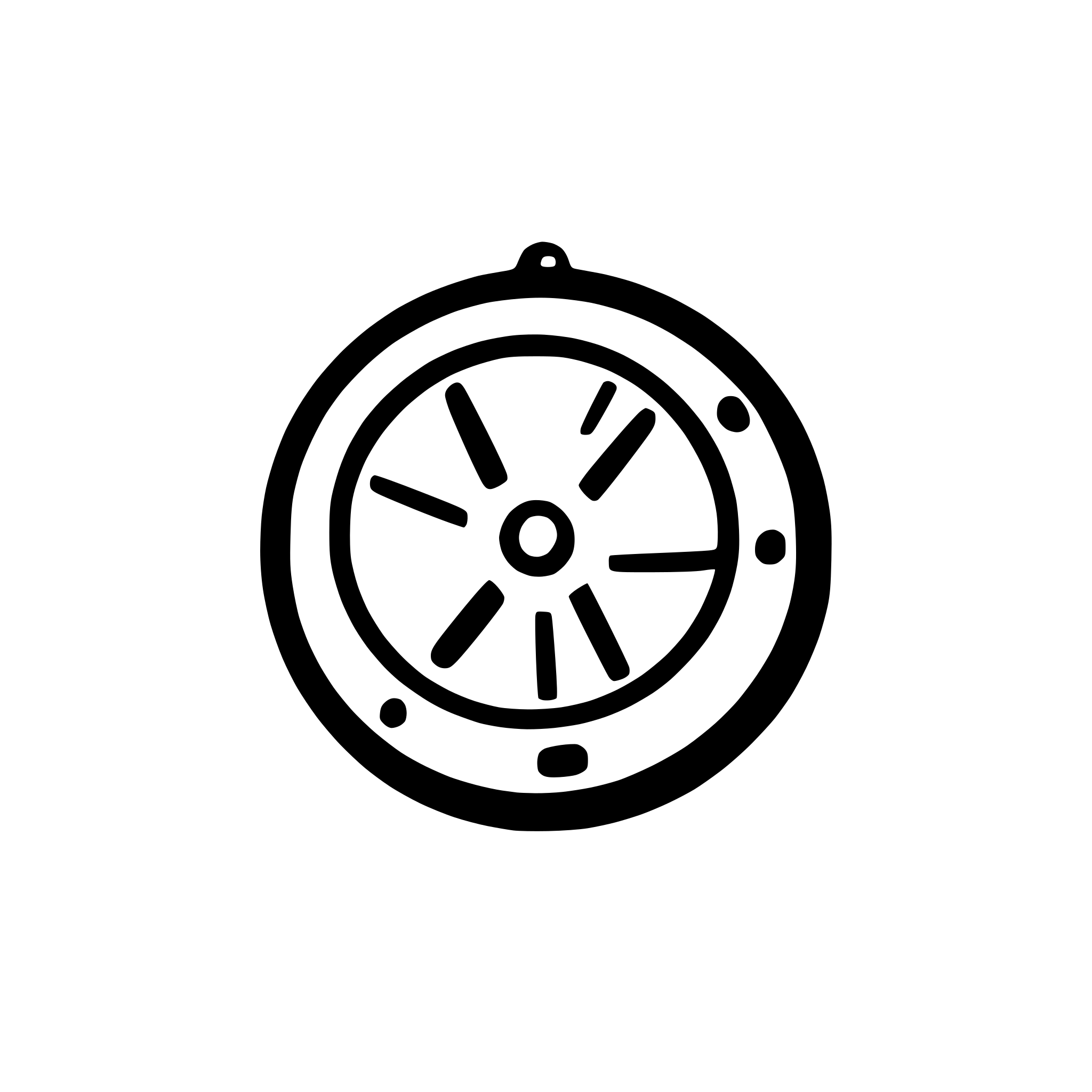 AI-generated SVG of 'settings wheel'