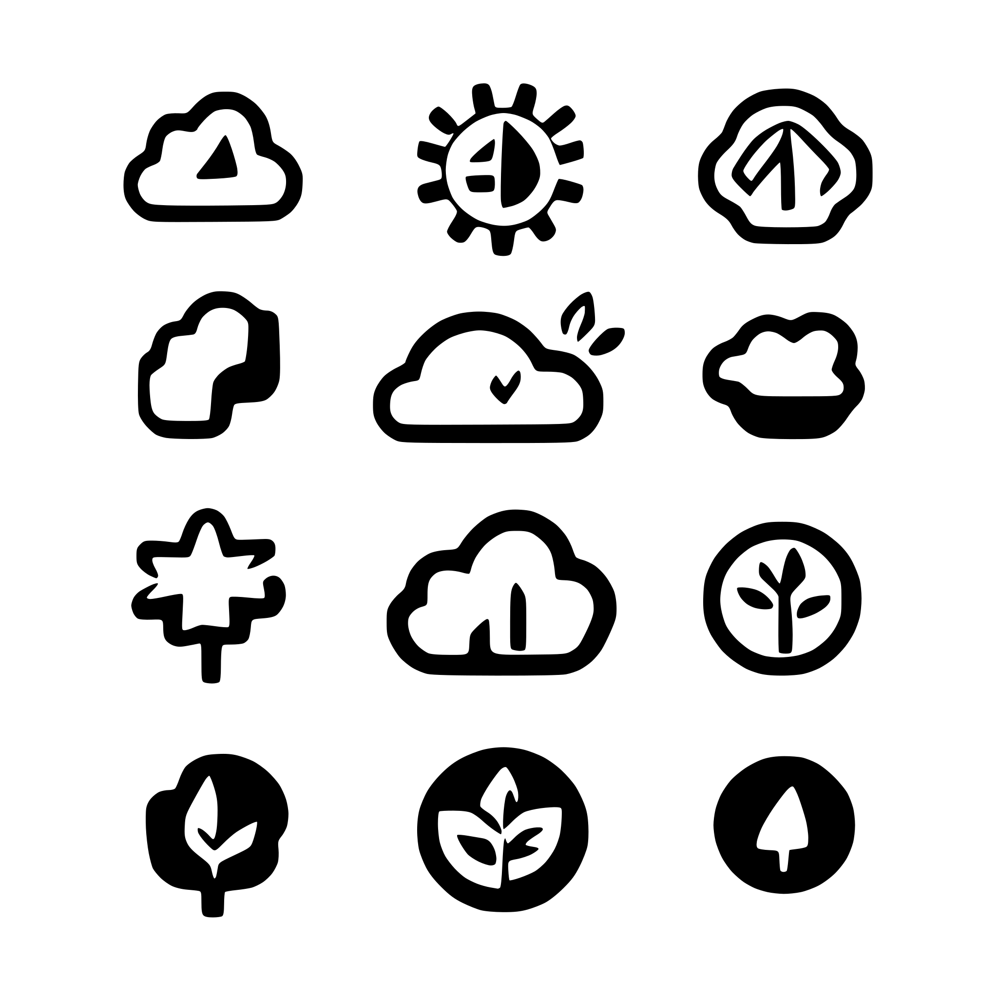 AI-generated SVG of a weather icons color set
