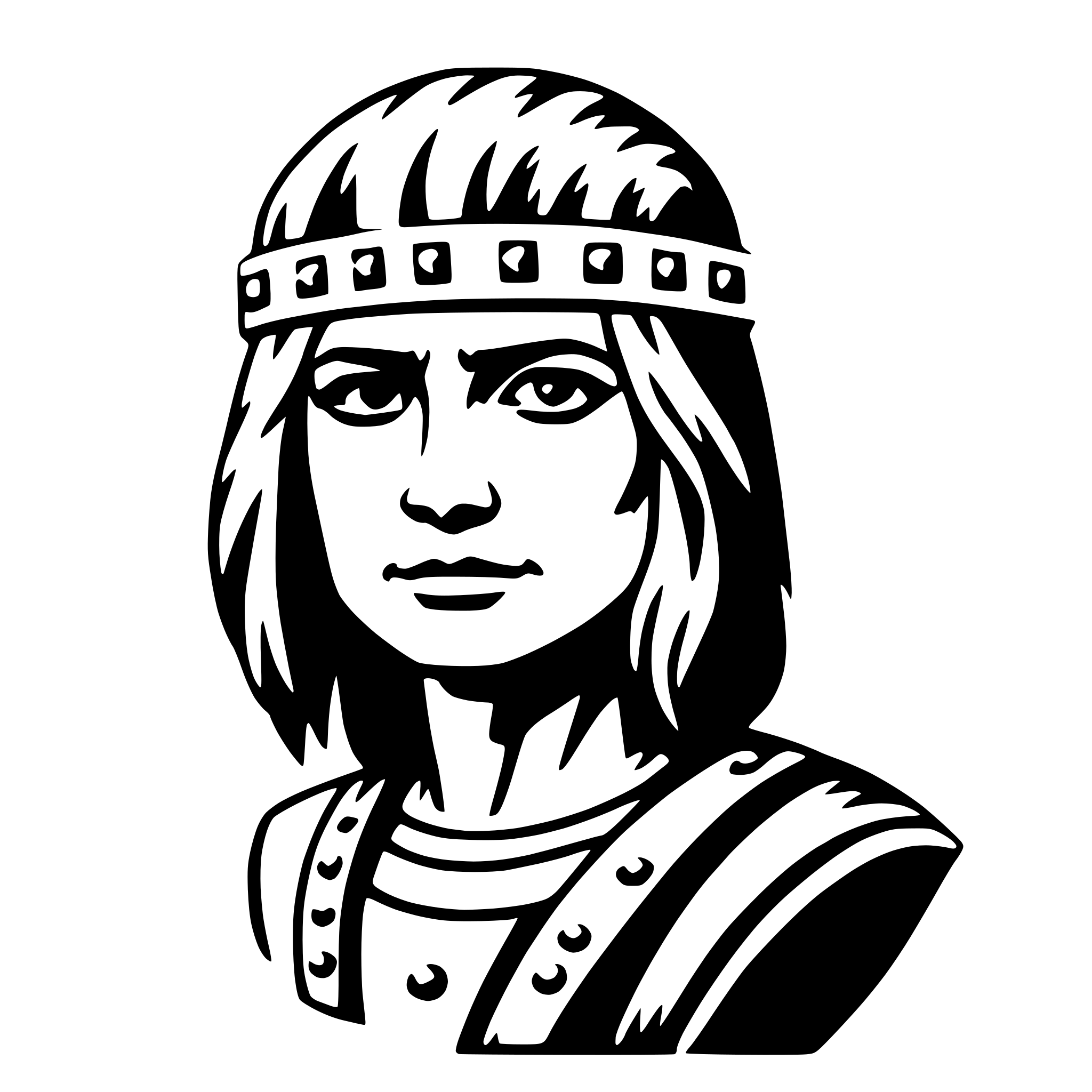AI-generated SVG of 'enki'