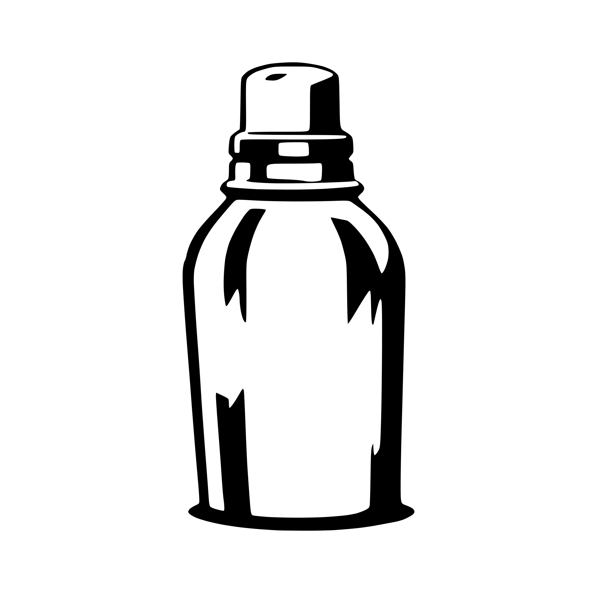 AI-generated SVG of 'Water Bottle'