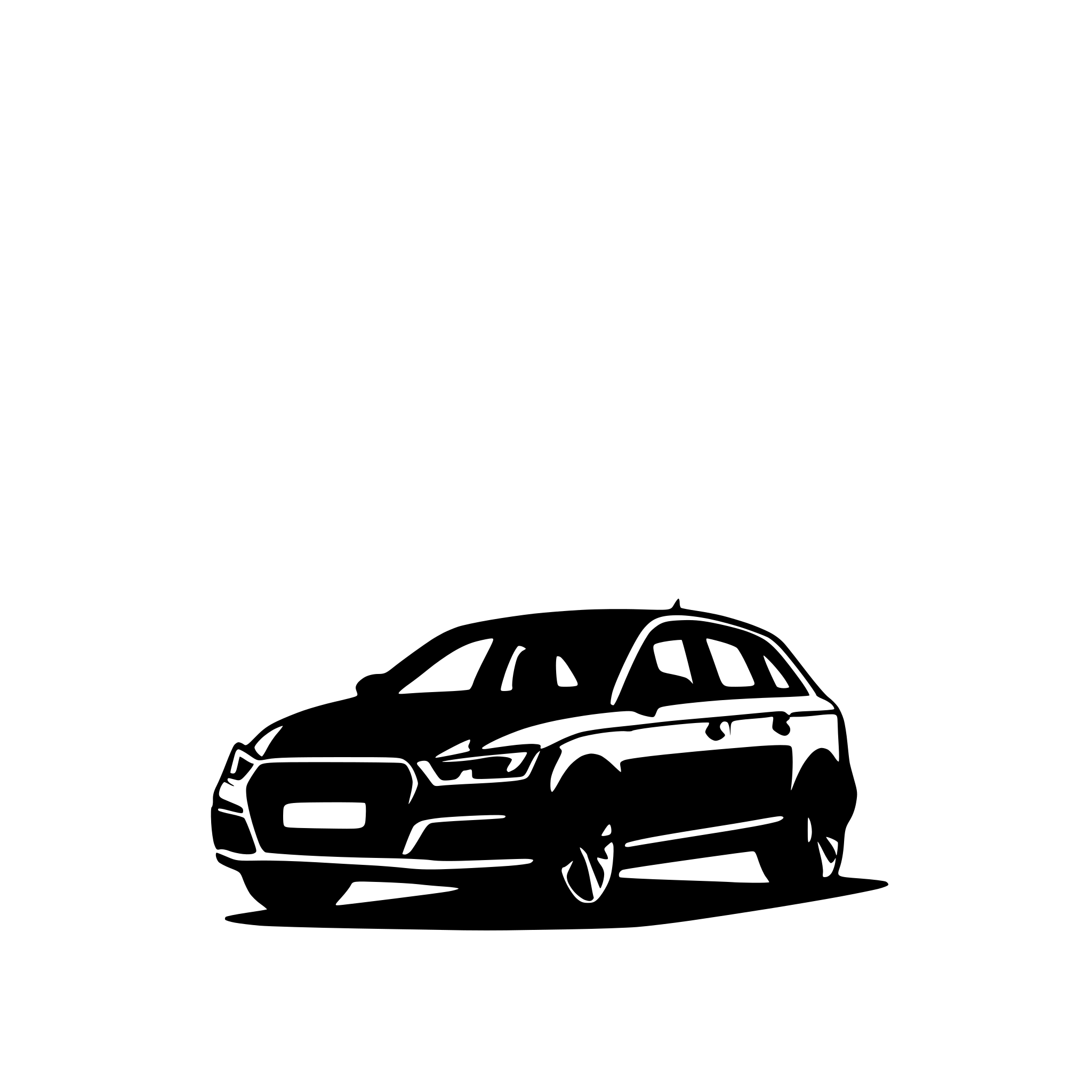 AI-generated SVG of 'audi a4 b9'