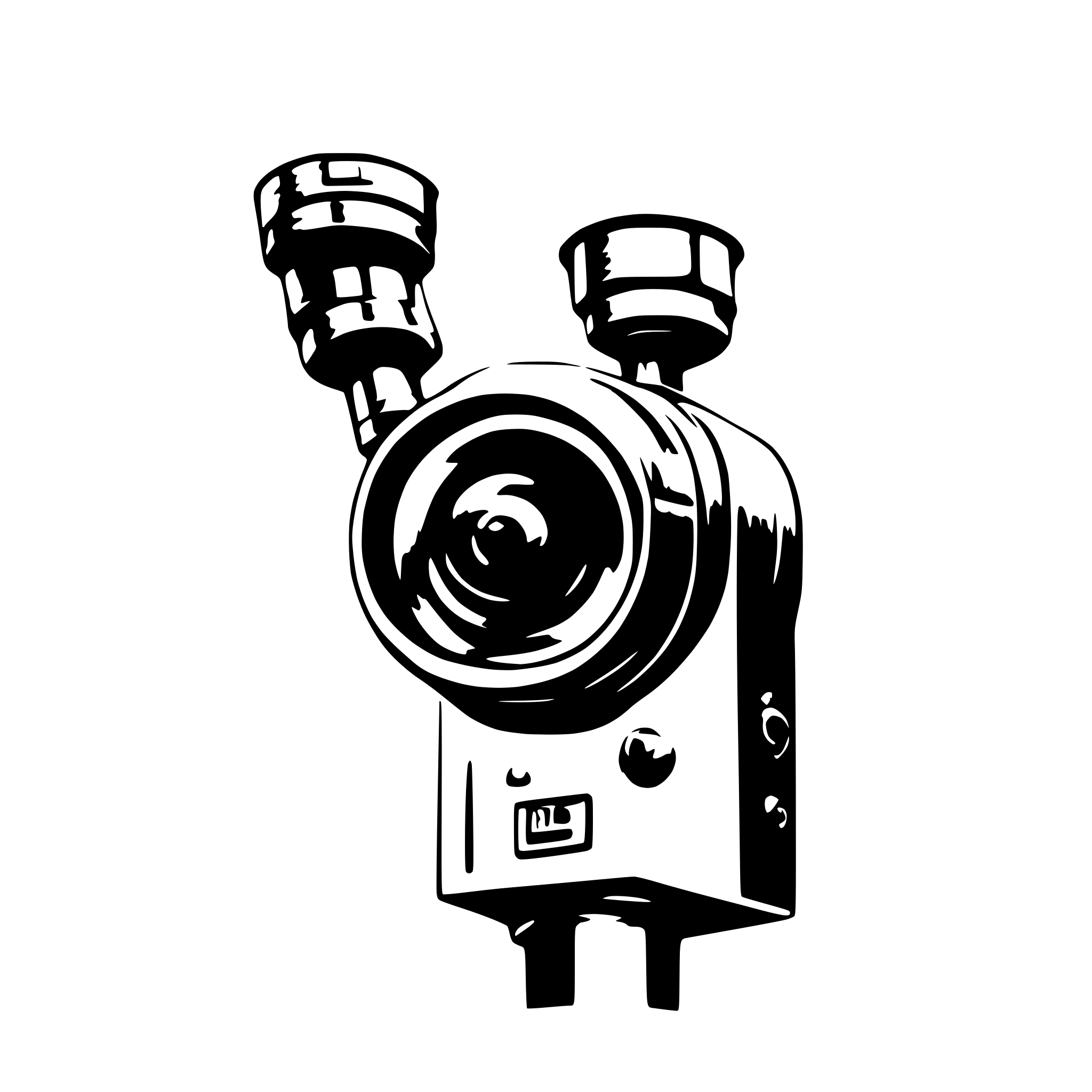 AI-generated SVG of a video surveillance camera