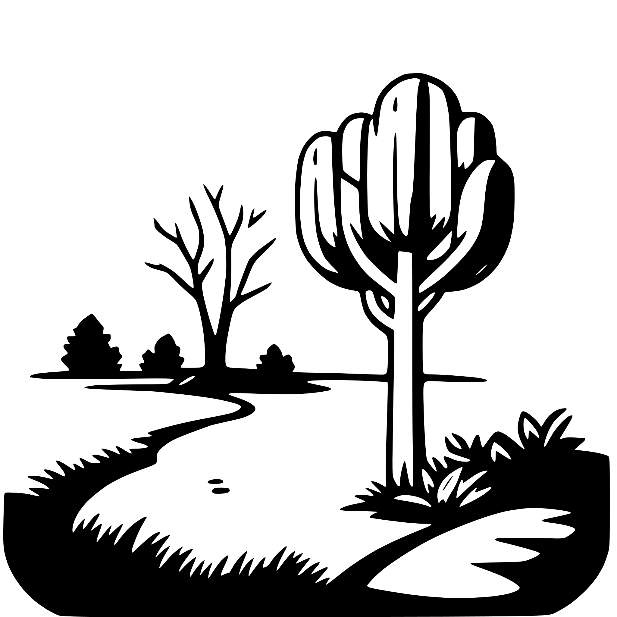 AI-generated SVG of 'nature peace'