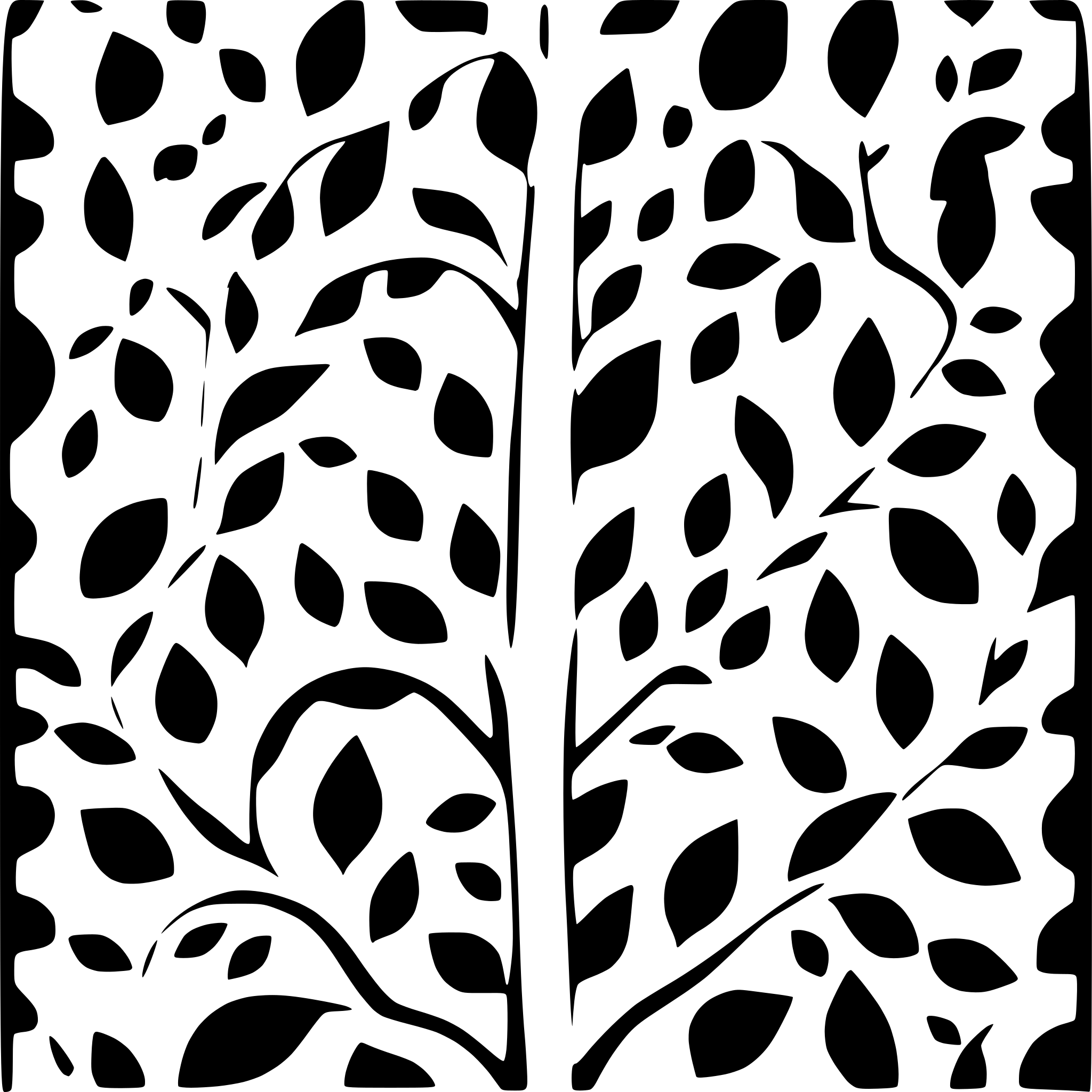 AI-generated SVG of a jali pattern