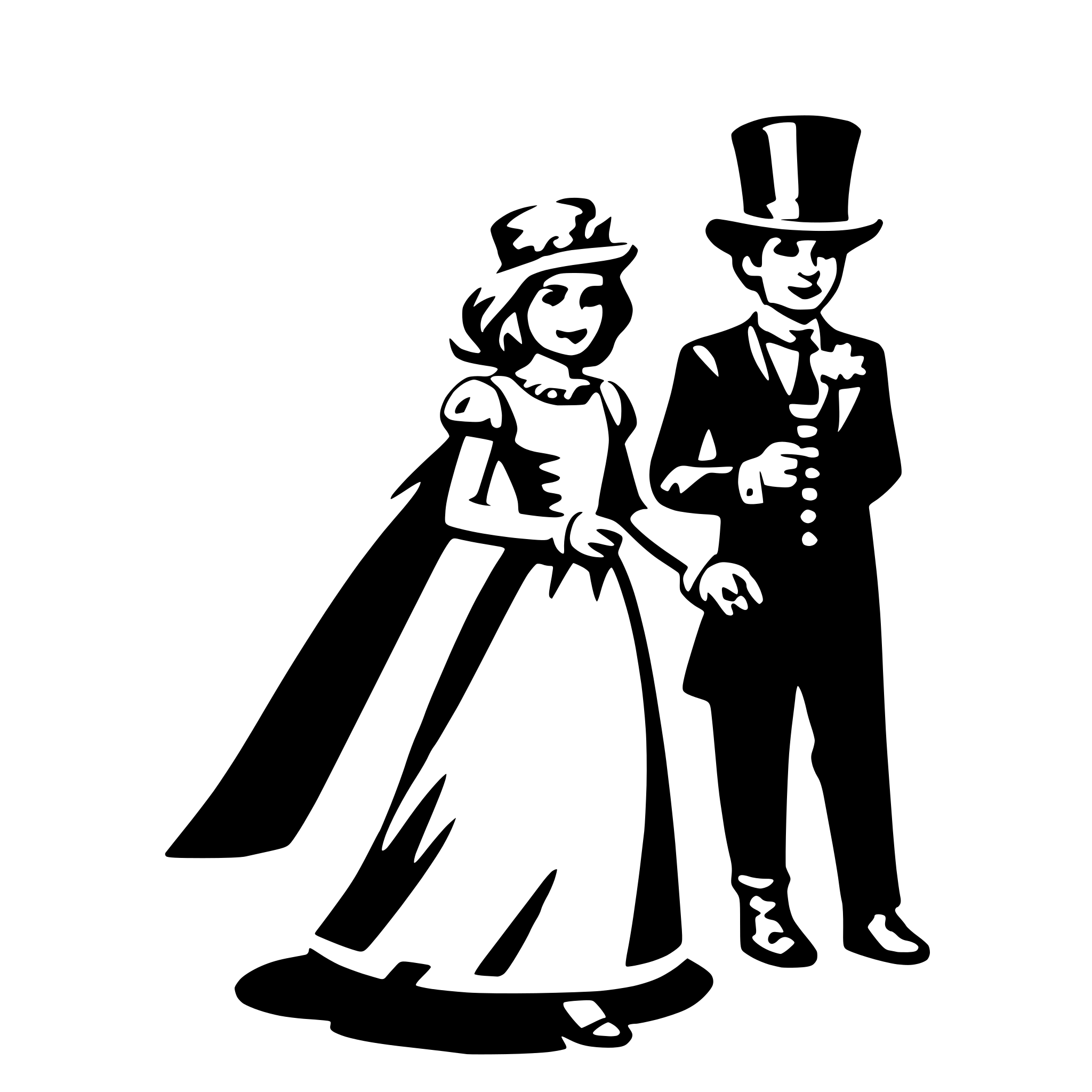AI-generated SVG of 'easter parade'