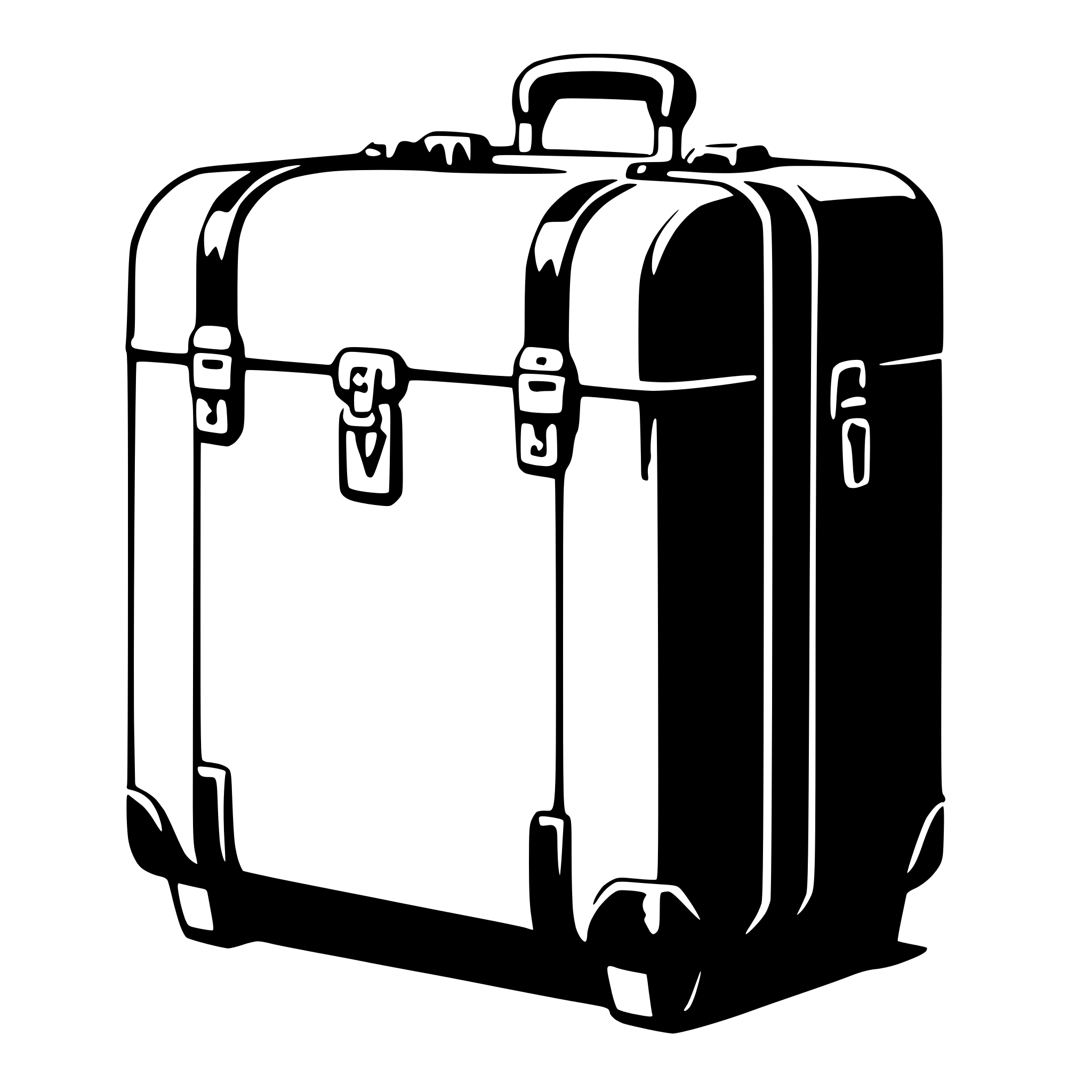 AI-generated SVG of a suitcase