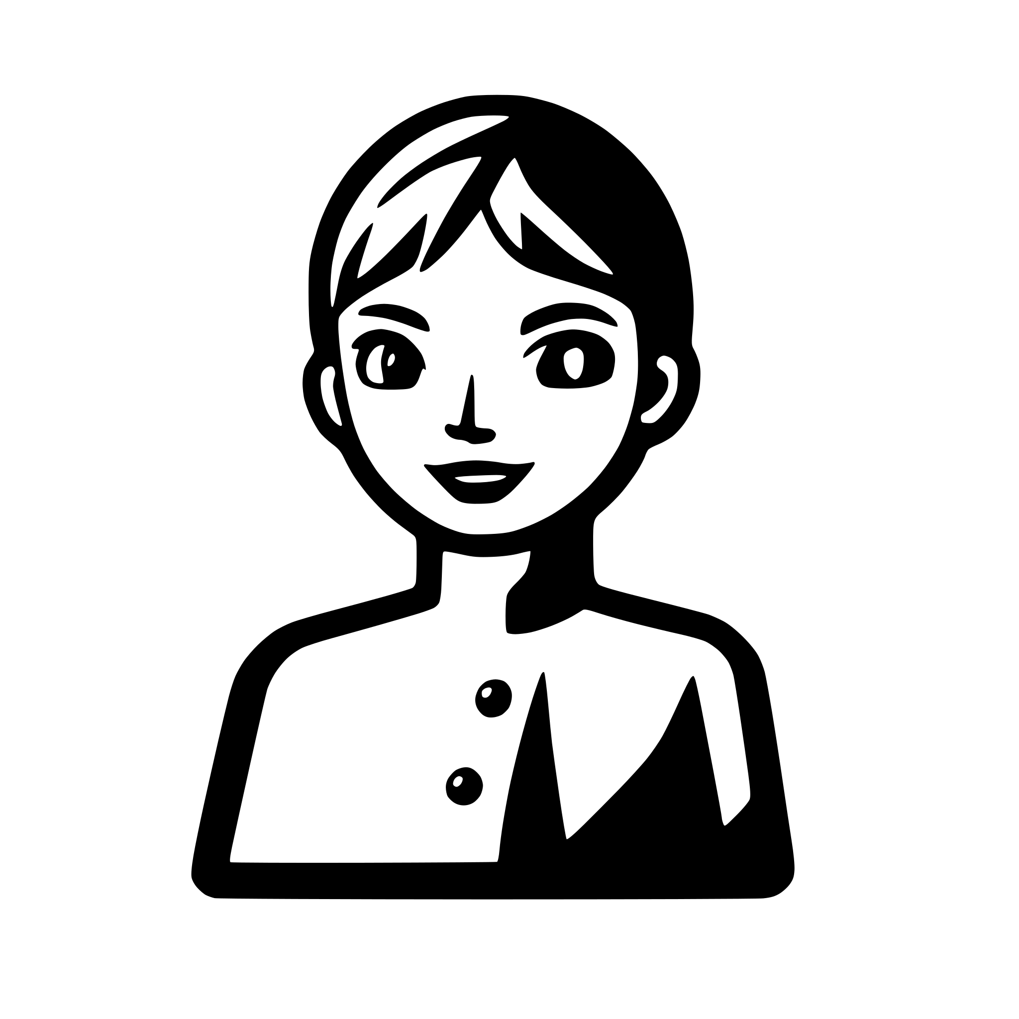 AI-generated SVG of a simple human outline