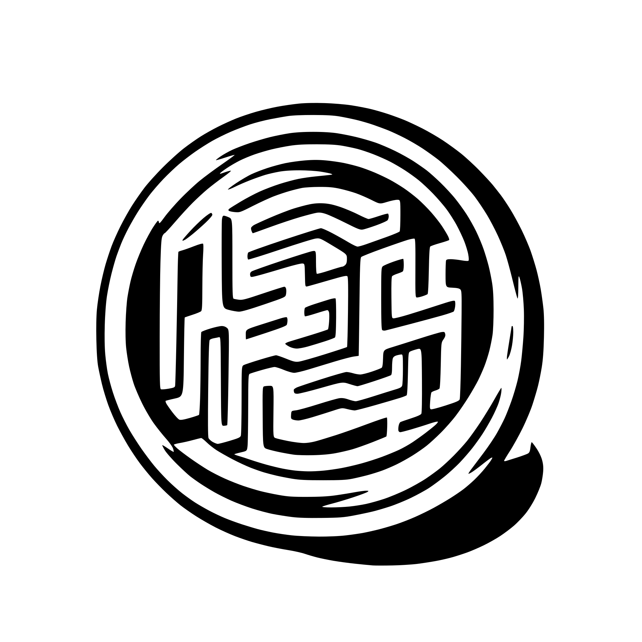 AI-generated SVG of 'kufi style logo'