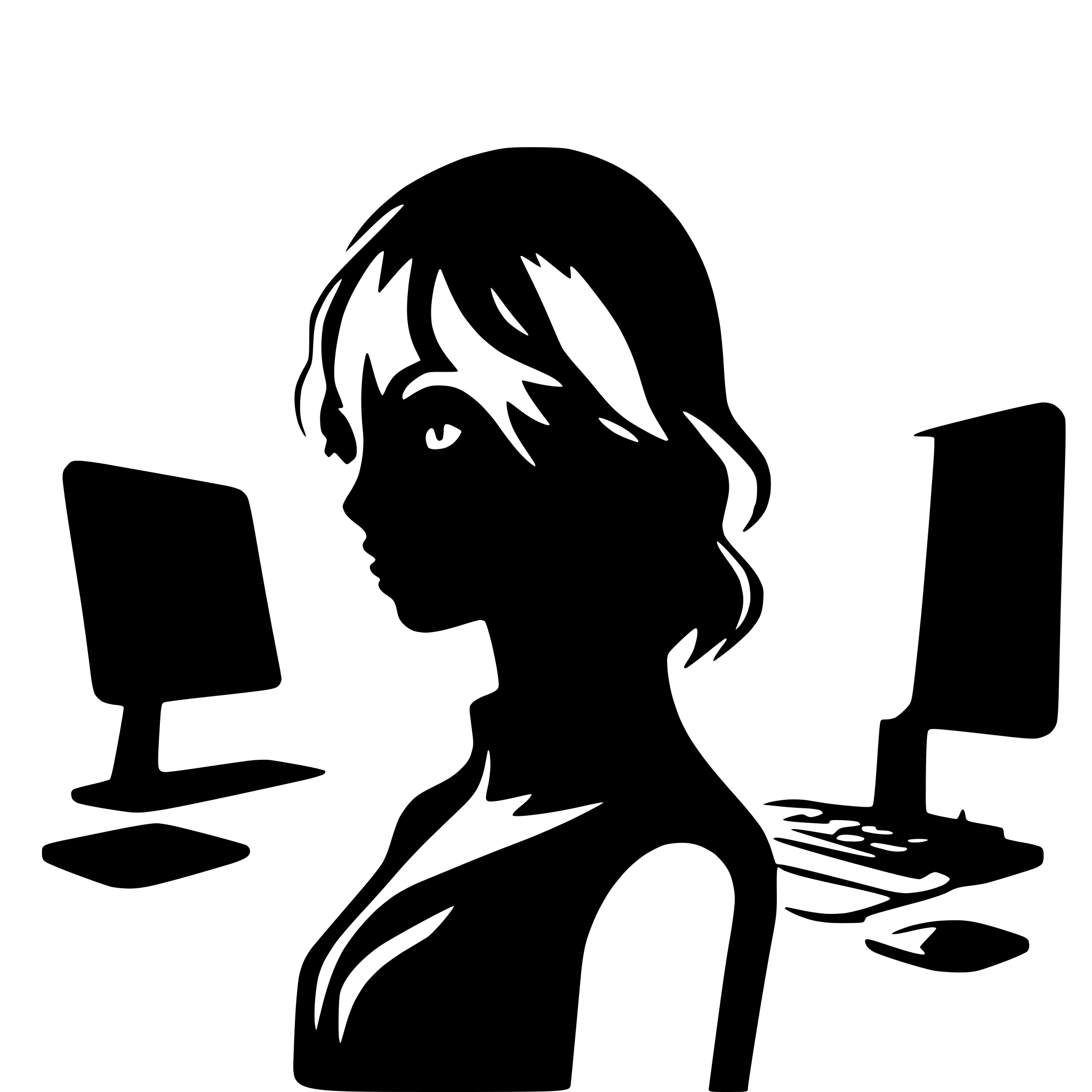 AI-generated SVG of a network of computers