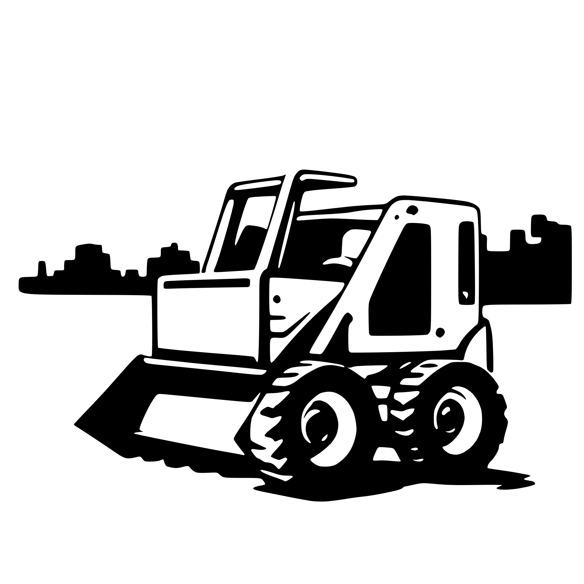 AI-generated SVG of a a Skid Steer machine