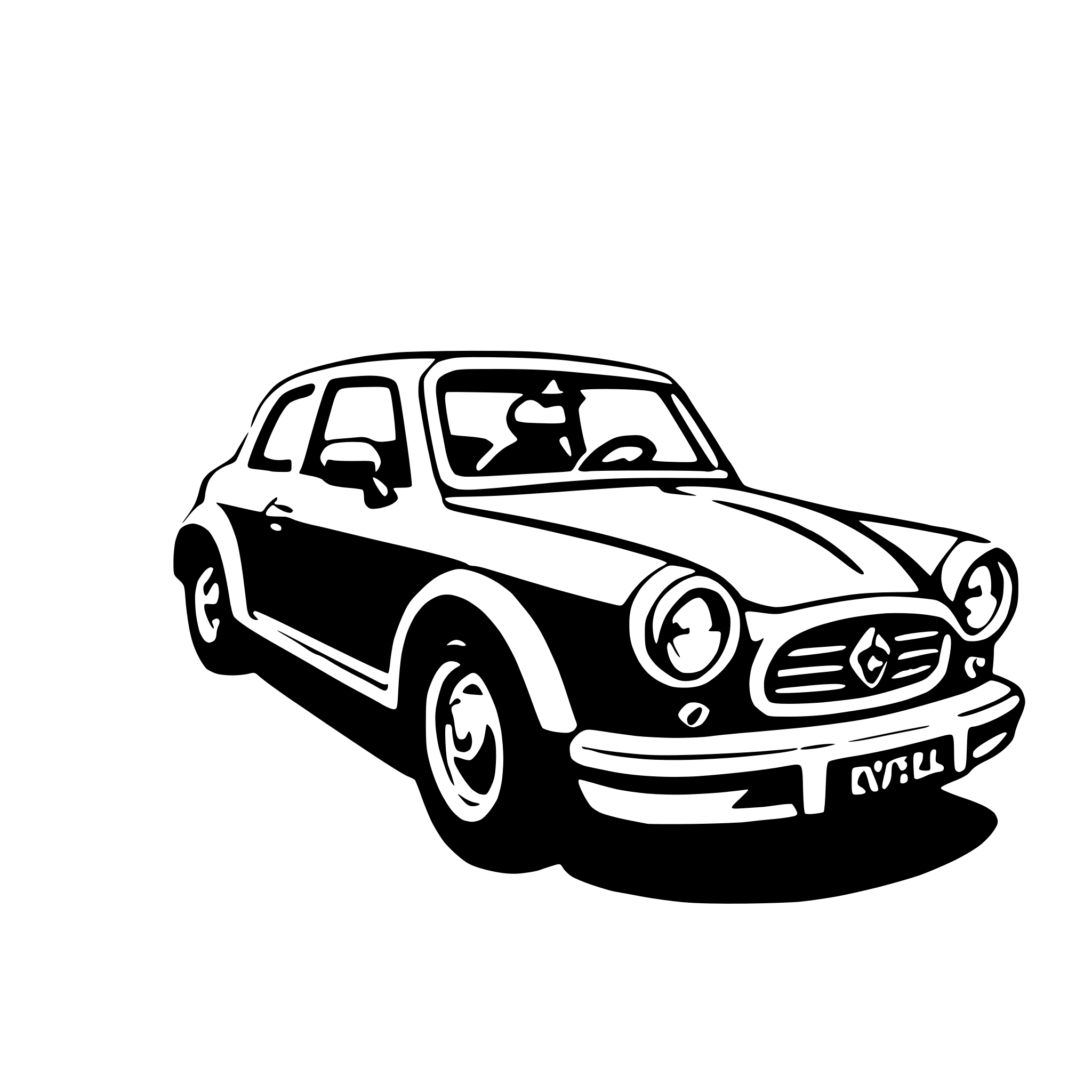 AI-generated SVG of 'city car'