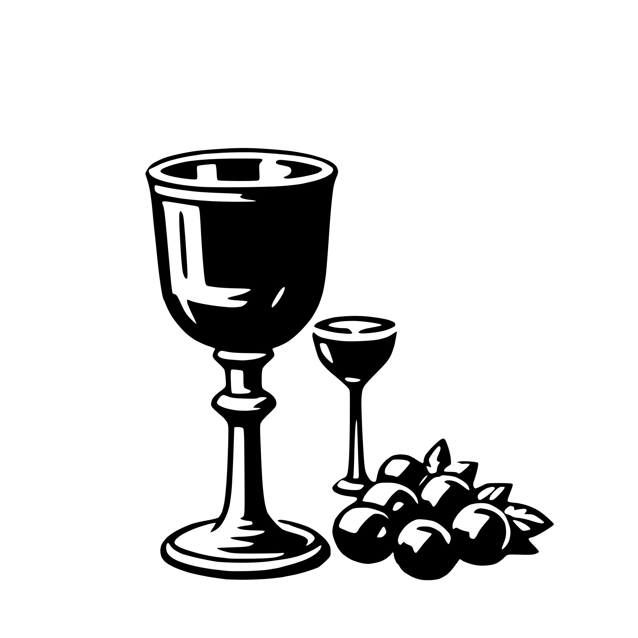 AI-generated SVG of a goblet