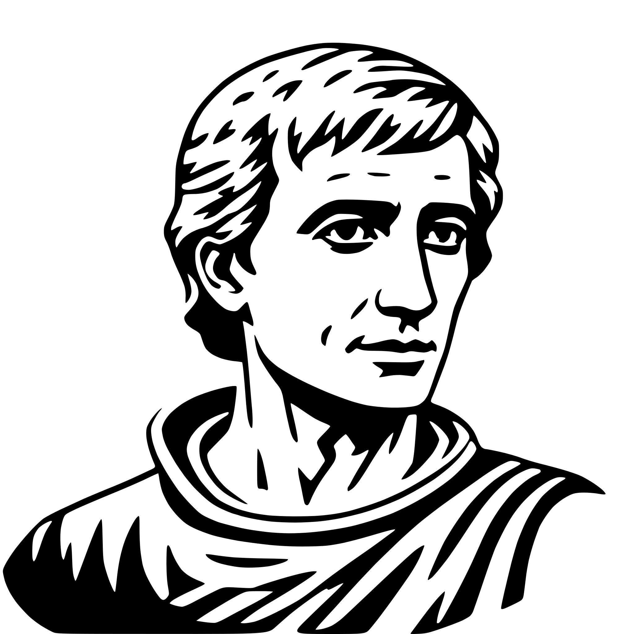 AI-generated SVG of a julius caesar