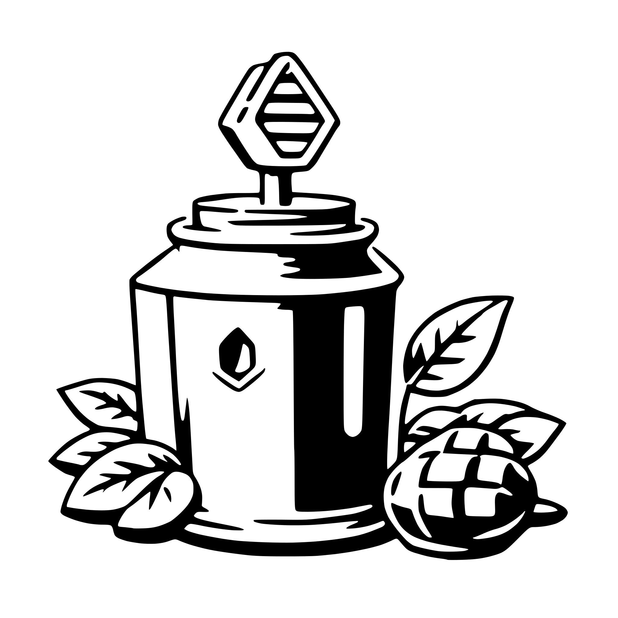 AI-generated SVG of a honey