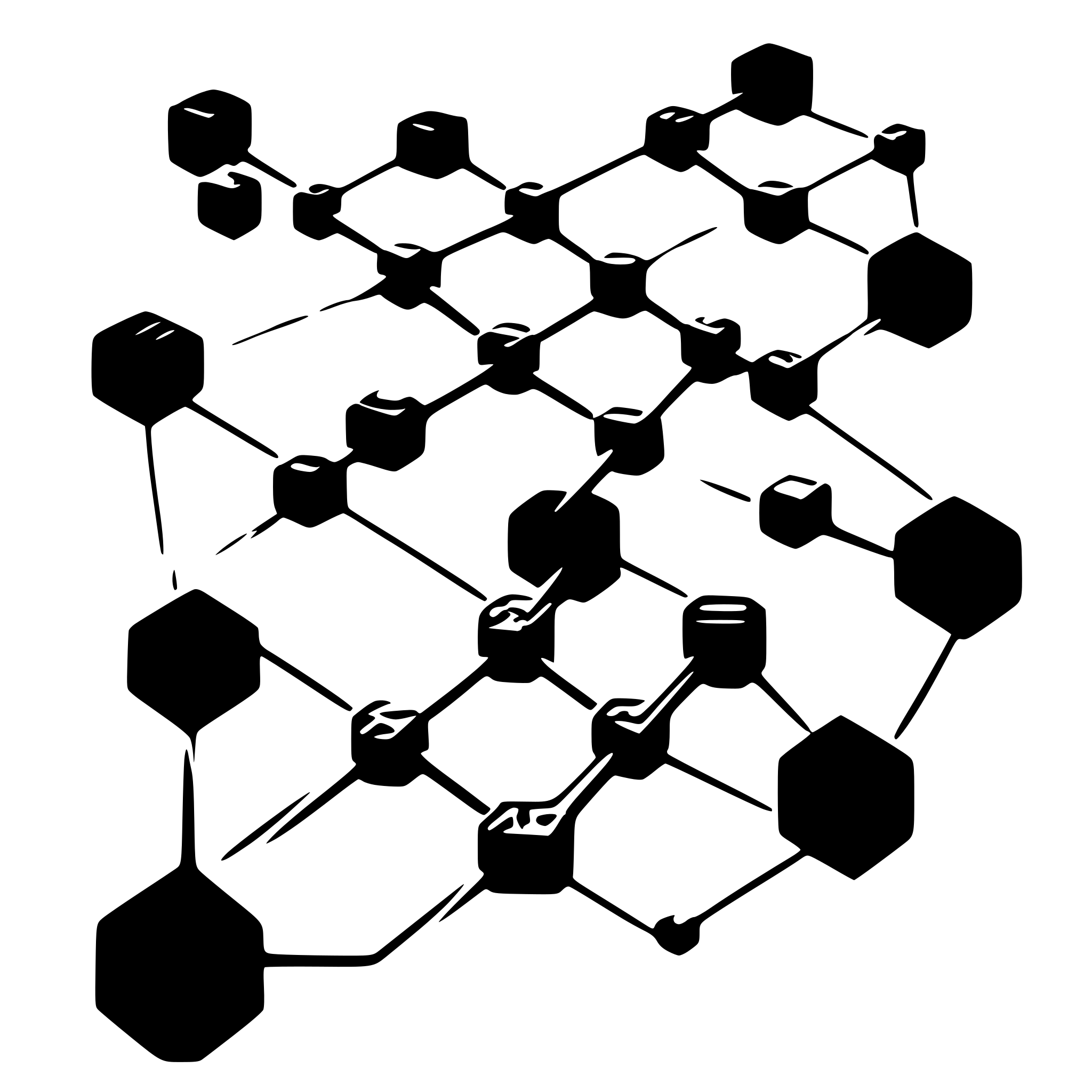 AI-generated SVG of a networking background