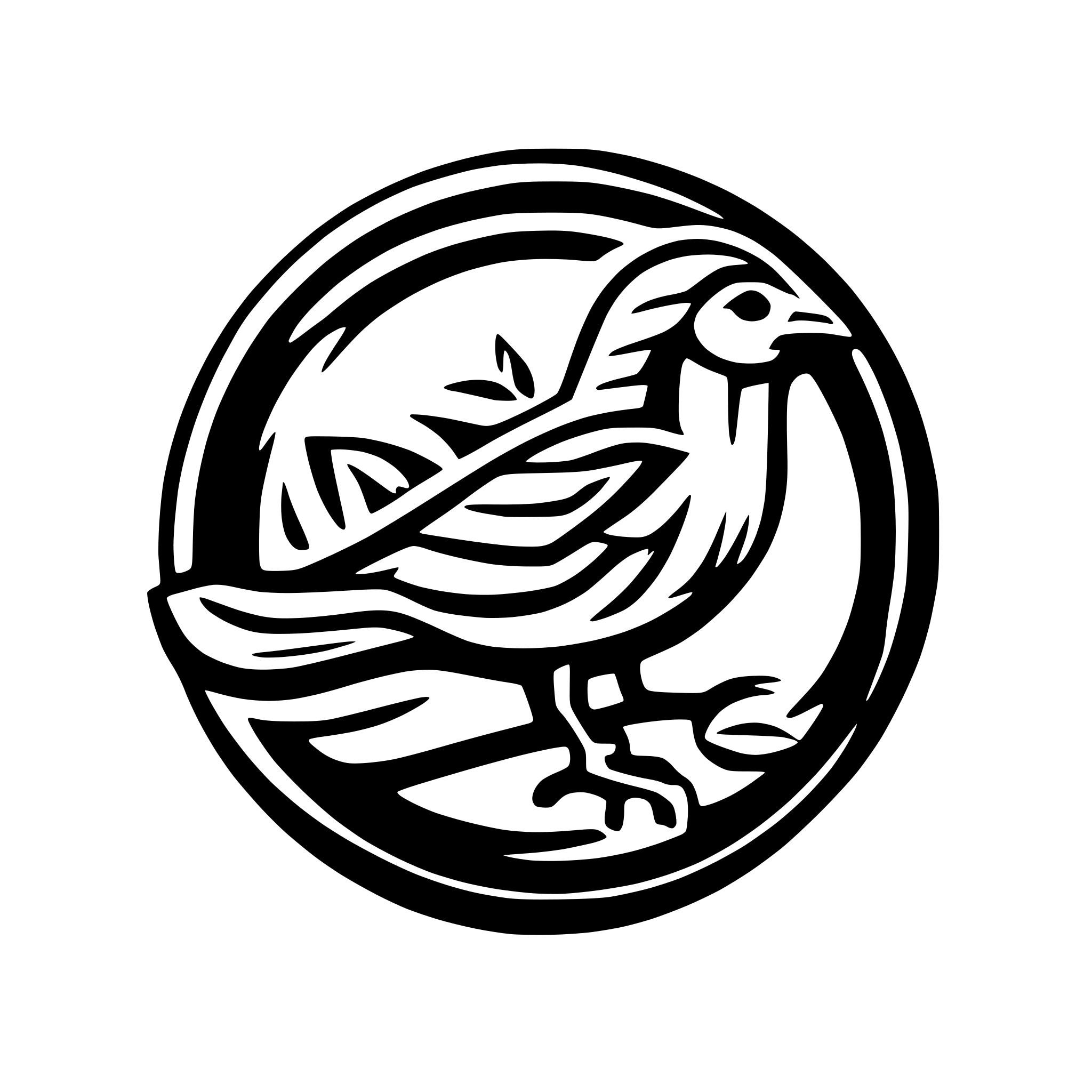 AI-generated SVG of 'swift bird news logo'