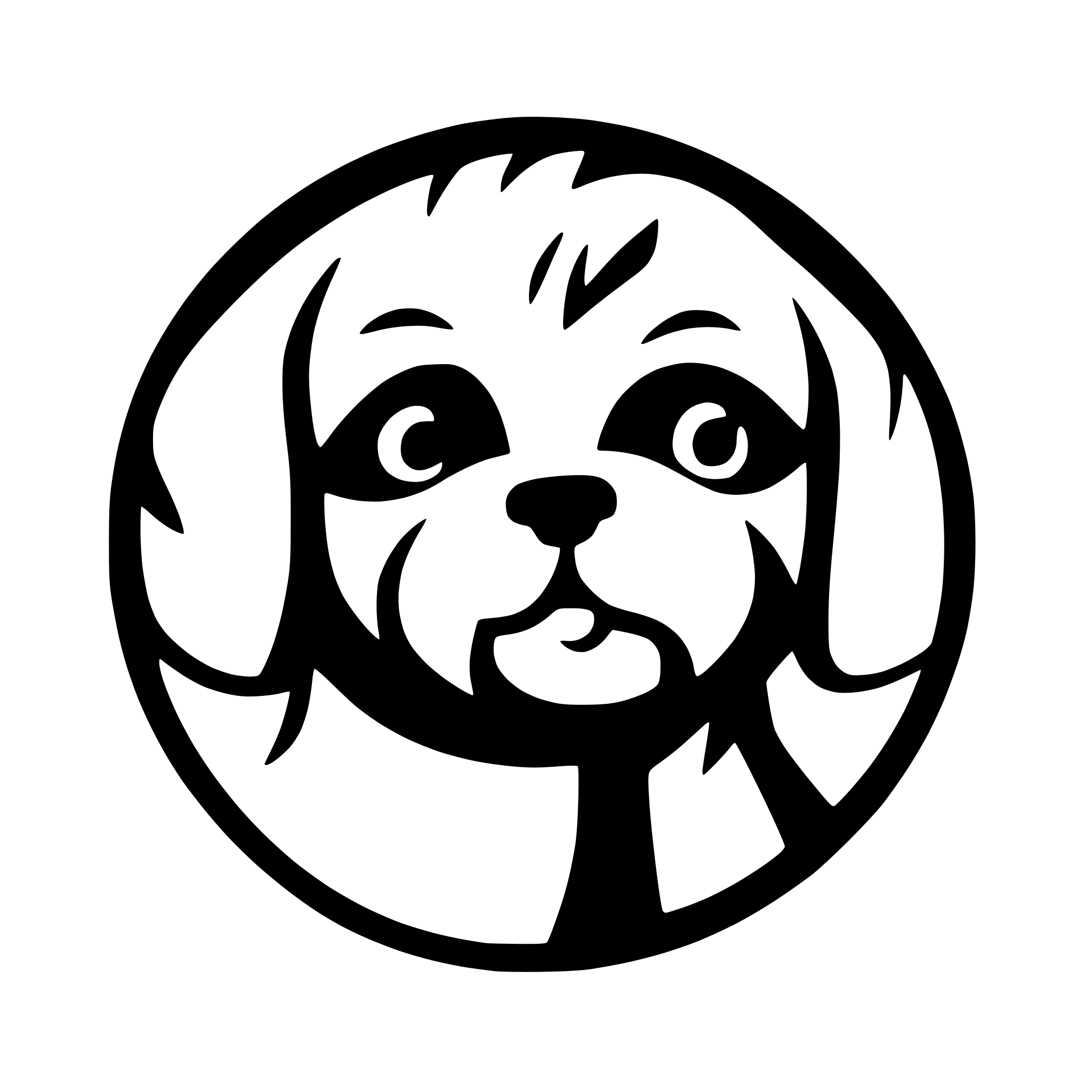 AI-generated SVG of 'shih tzu, sweet puppy'