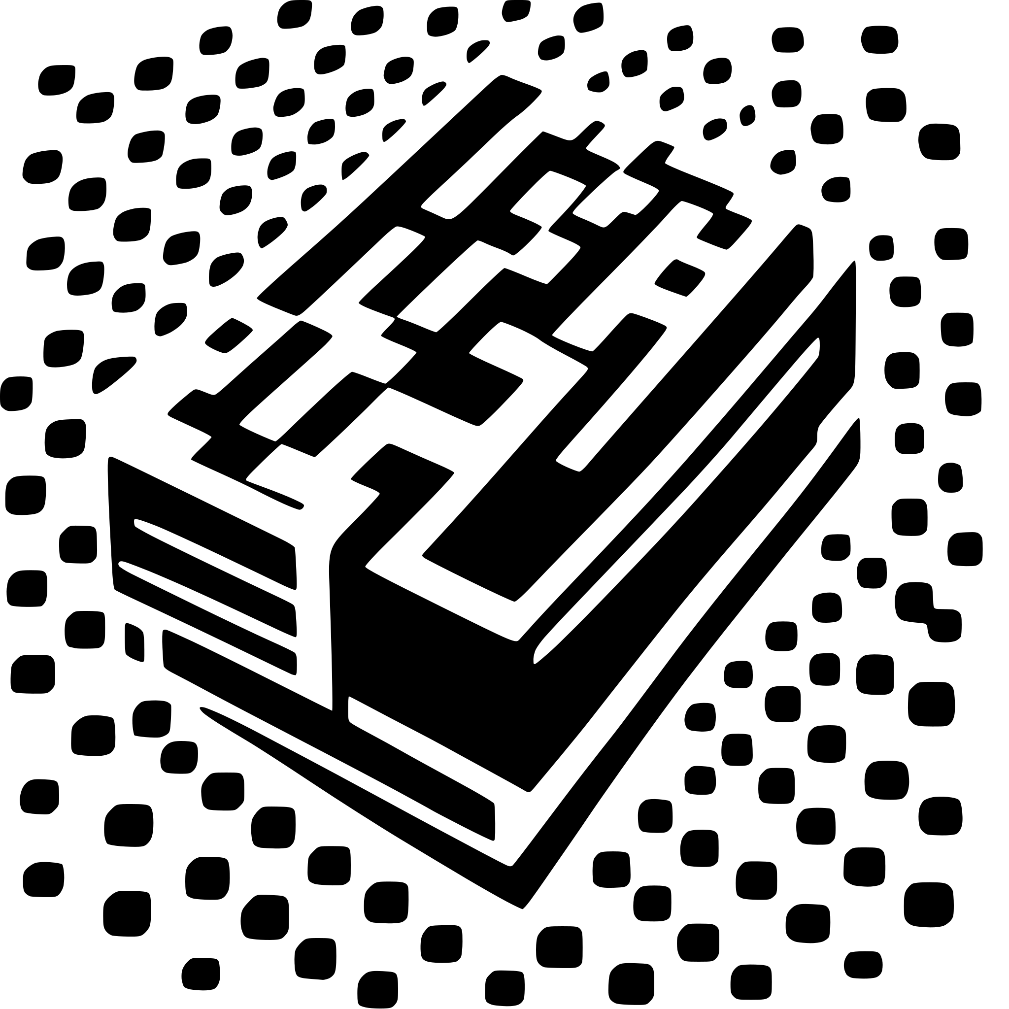 AI-generated SVG of '100 by 50 pixel box rotated by 45 degrees'
