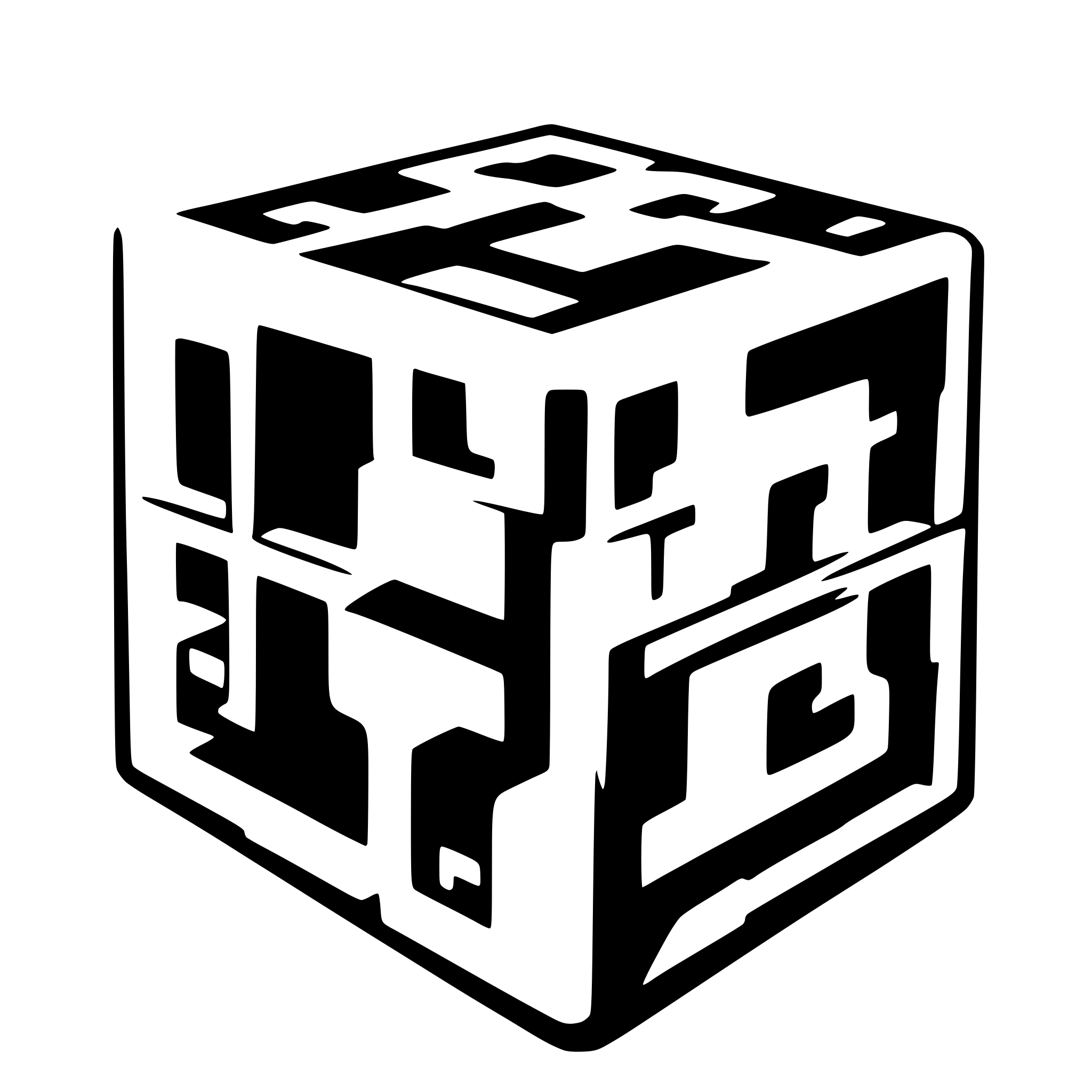 AI-generated SVG of 'hyper cube'