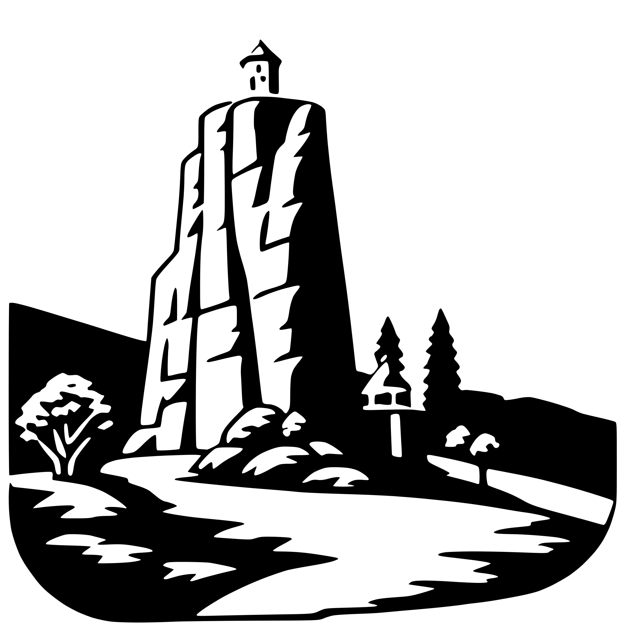 AI-generated SVG of a meteora