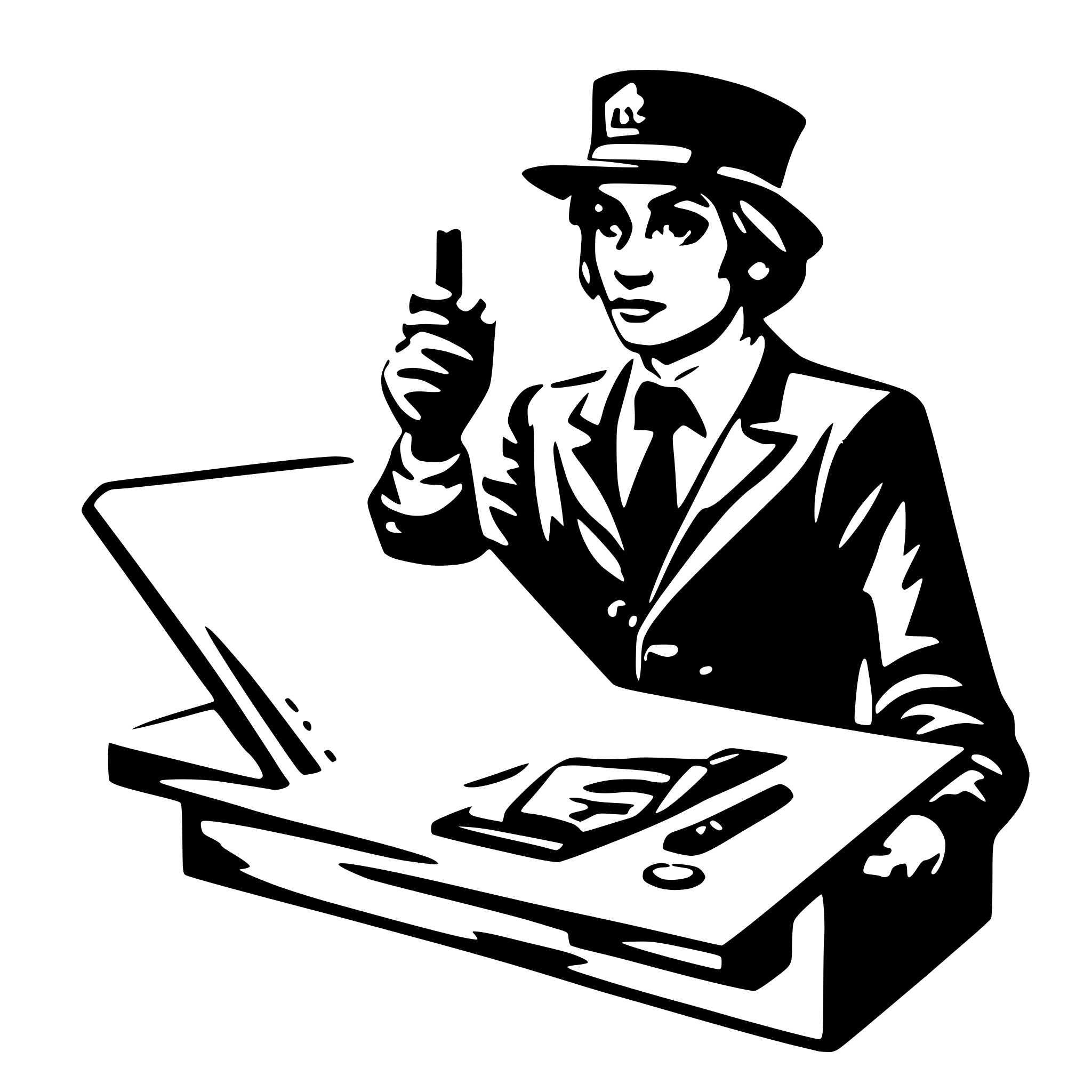 AI-generated SVG of 'document inspector'
