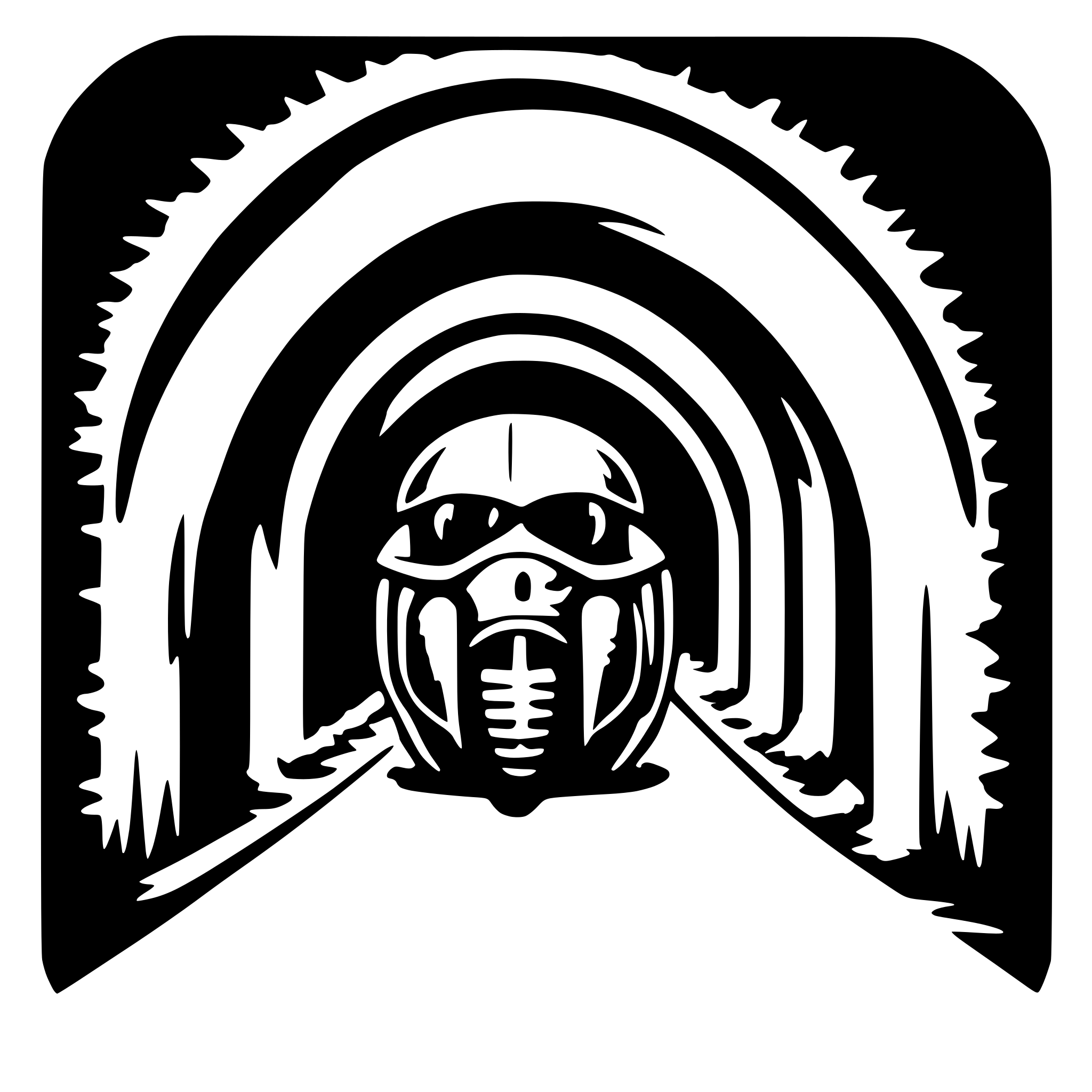 AI-generated SVG of a scarab tunnel