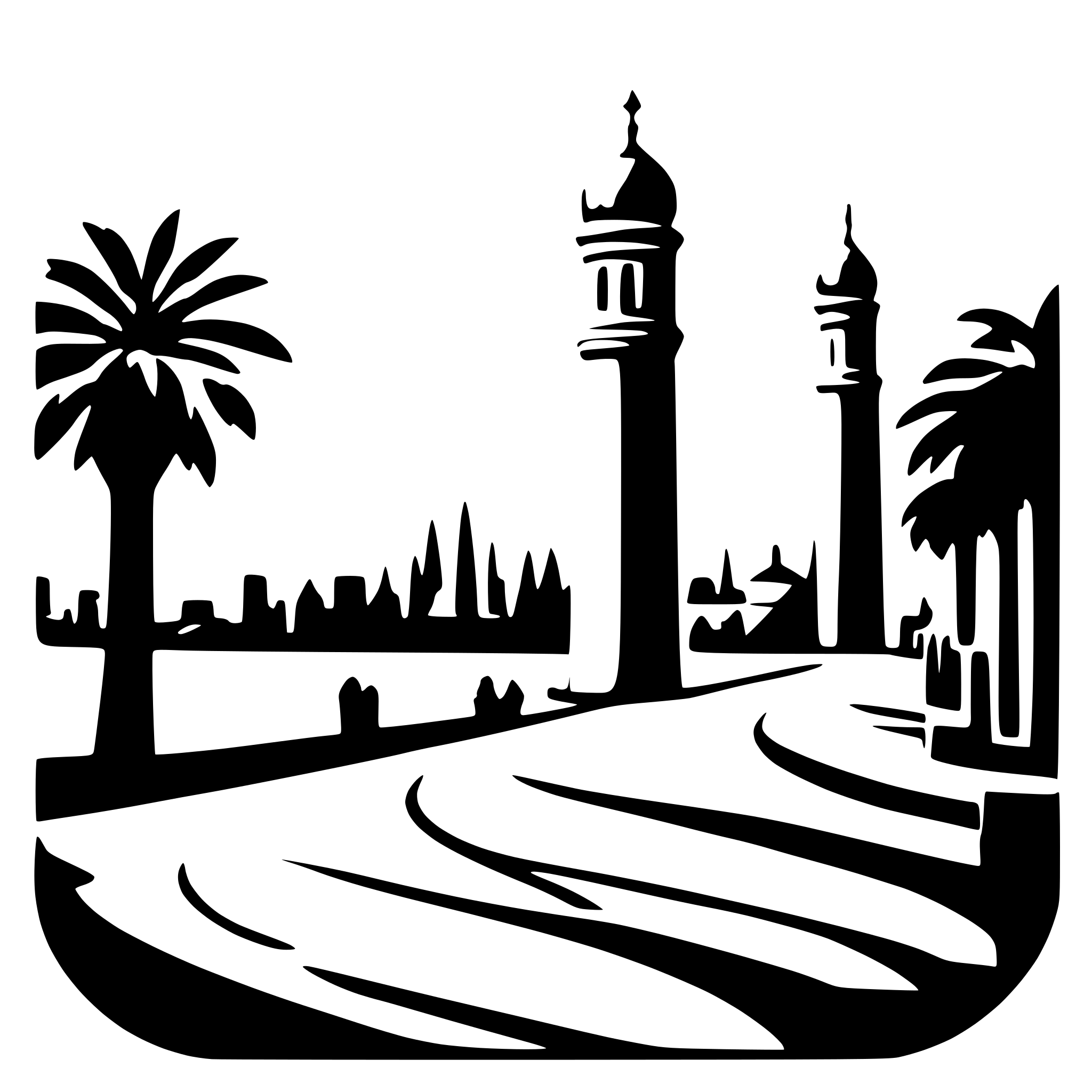 AI-generated SVG of a damascus