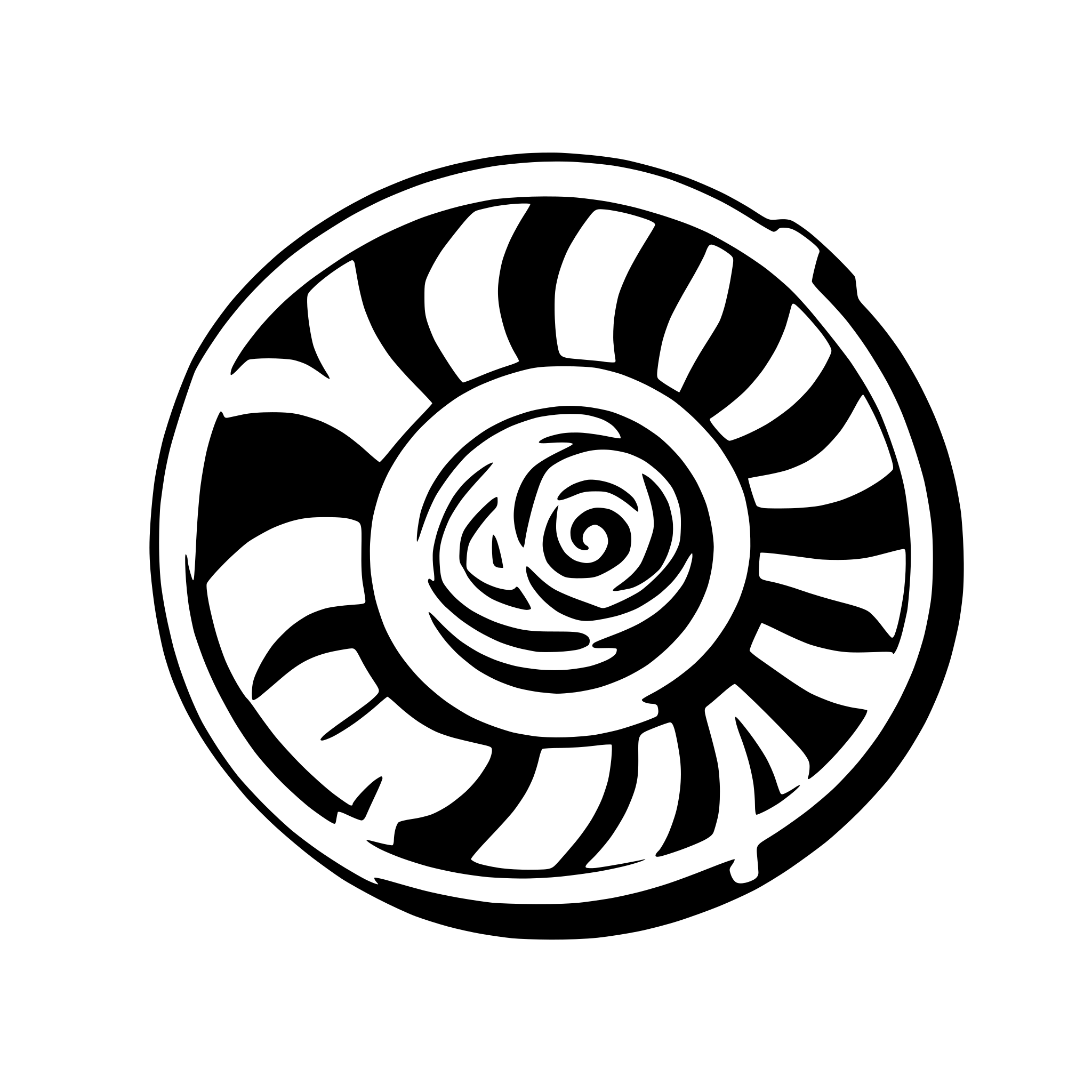 AI-generated SVG of a fan vent with segments around displaying speed circle