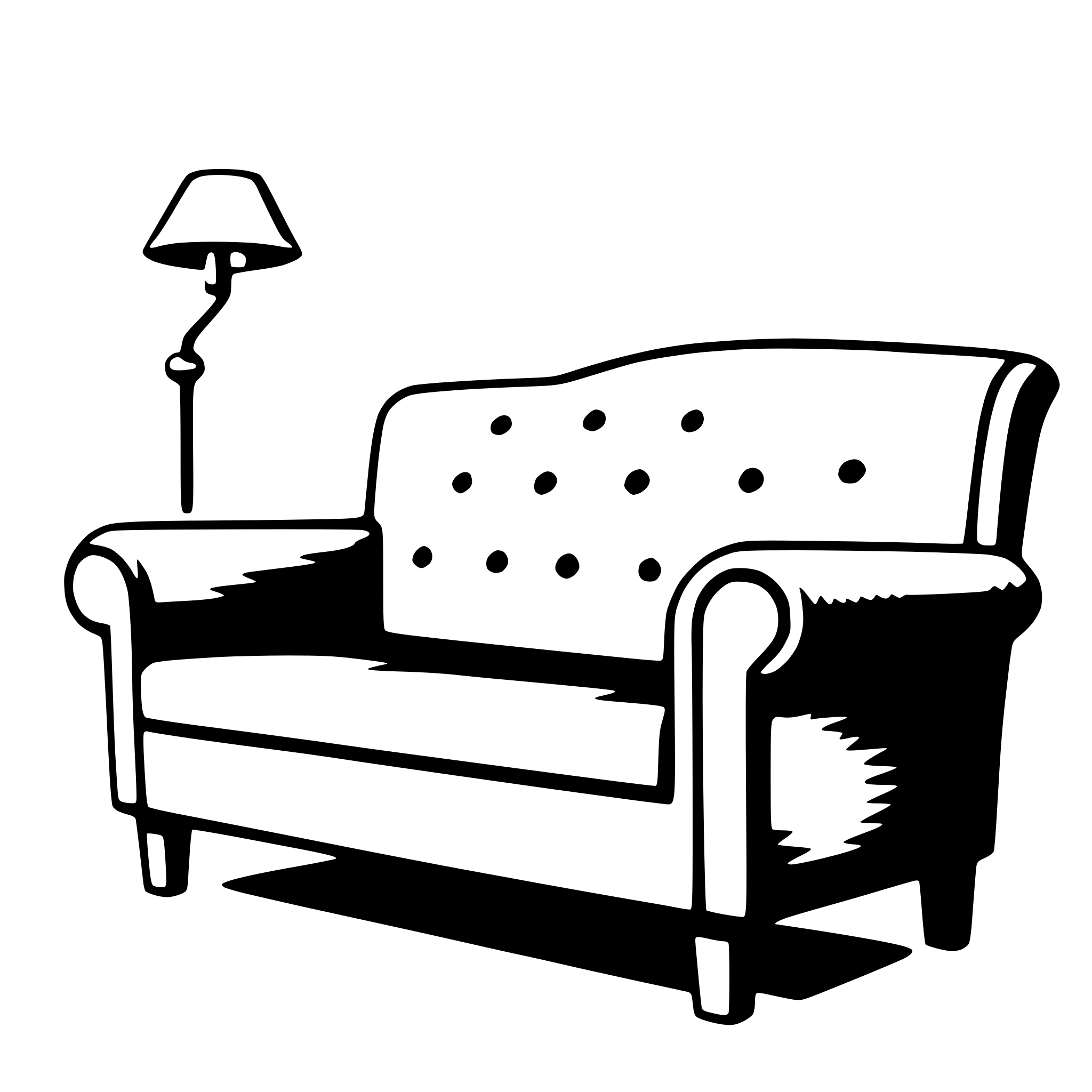 AI-generated SVG of 'sofa'