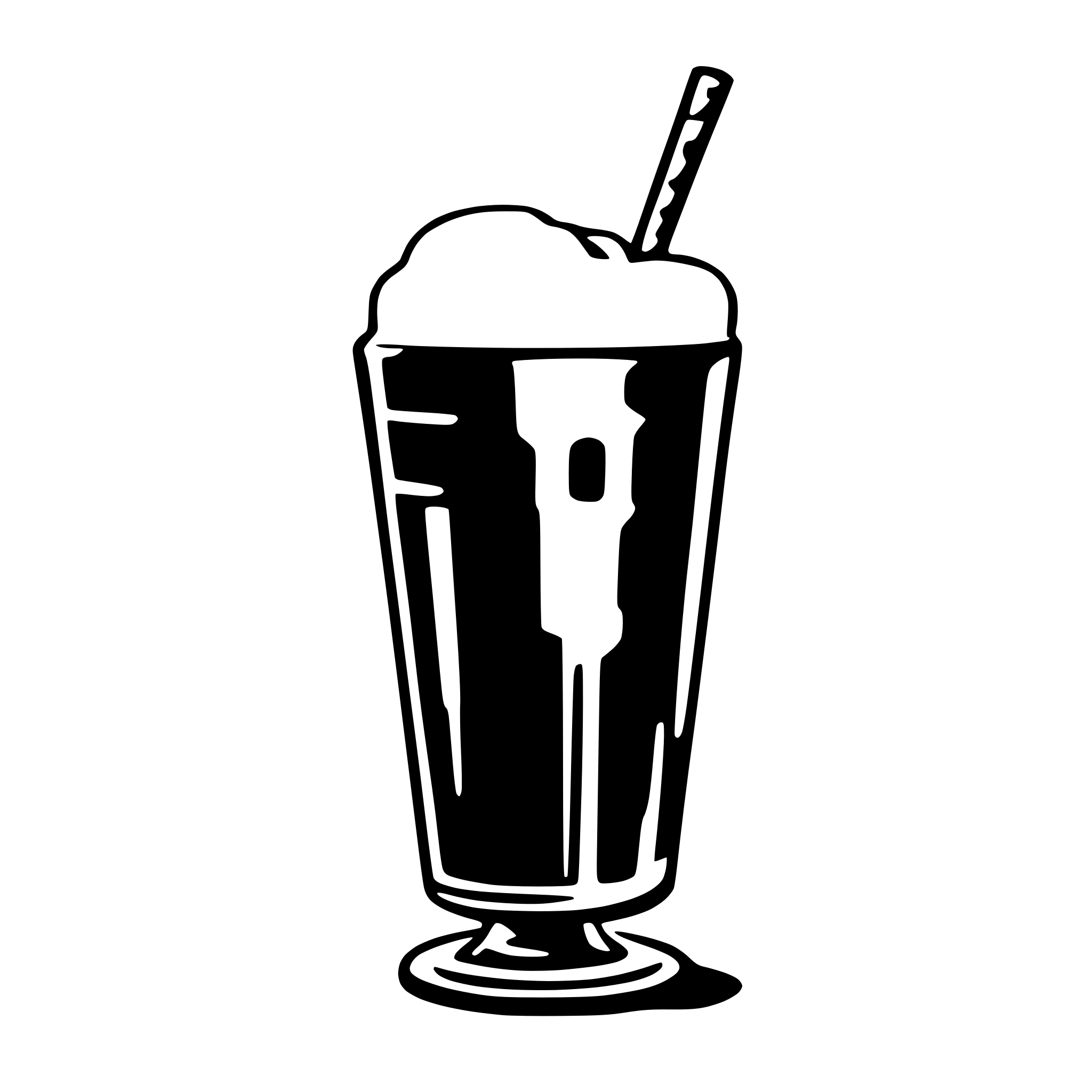 AI-generated SVG of 'Root Beer Float'