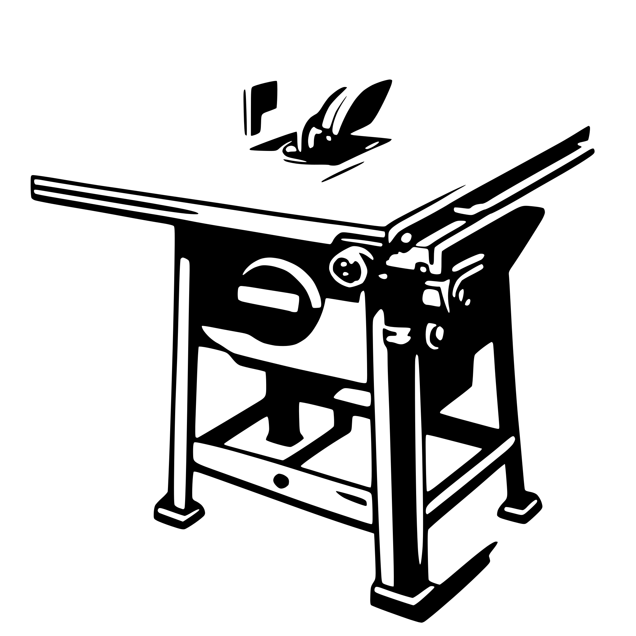 AI-generated SVG of a table saw
