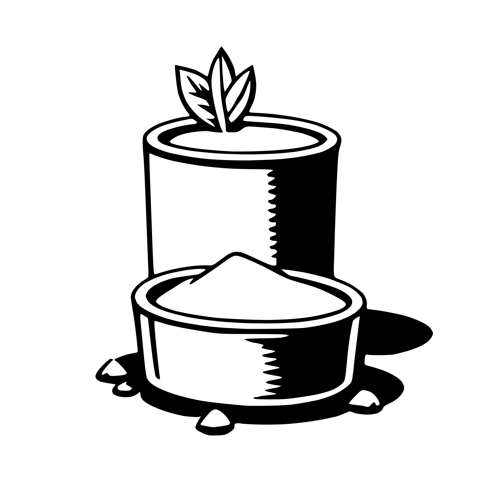 AI-generated SVG of a salt