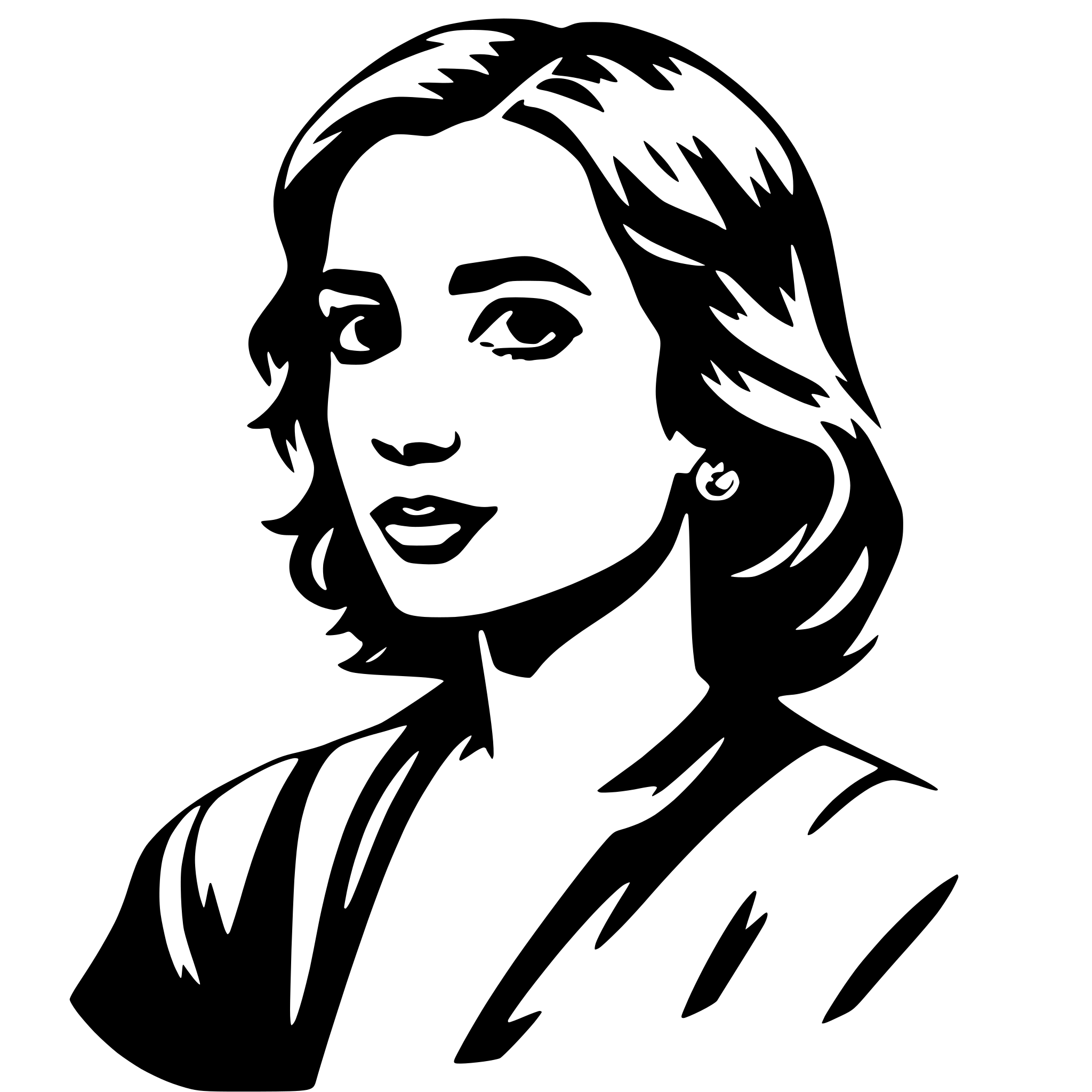 AI-generated SVG of 'woman'