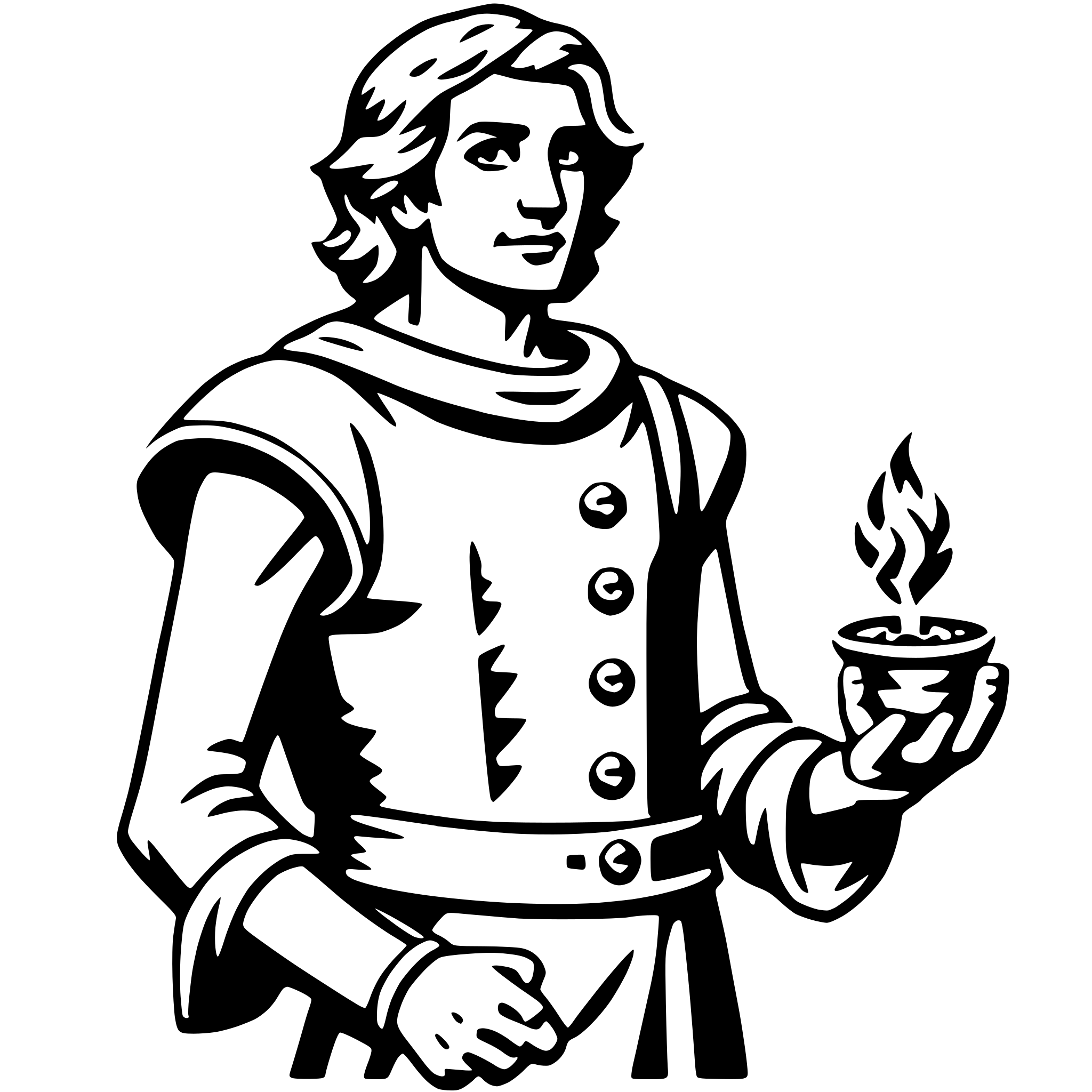 AI-generated SVG of a hephaestus