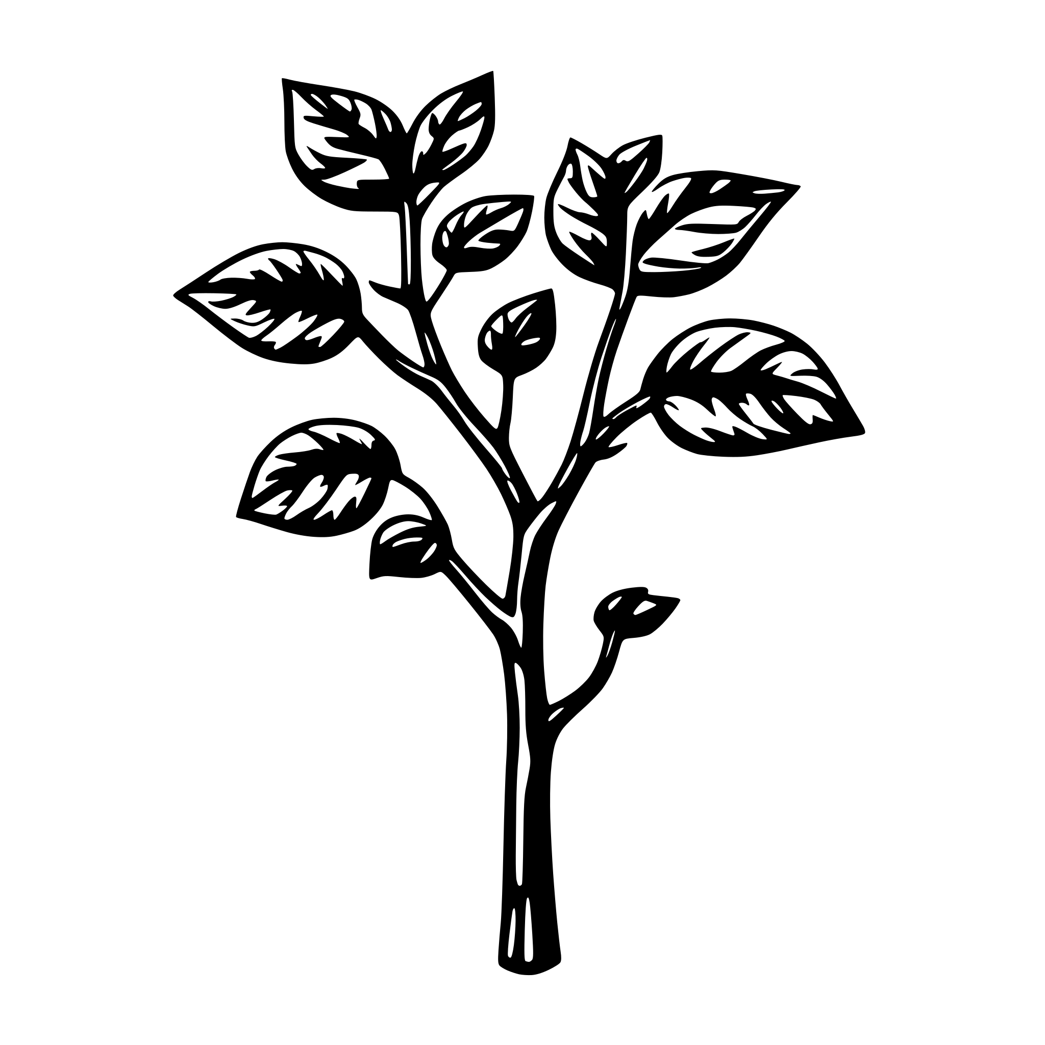 AI-generated SVG of 'lymphatic branch'