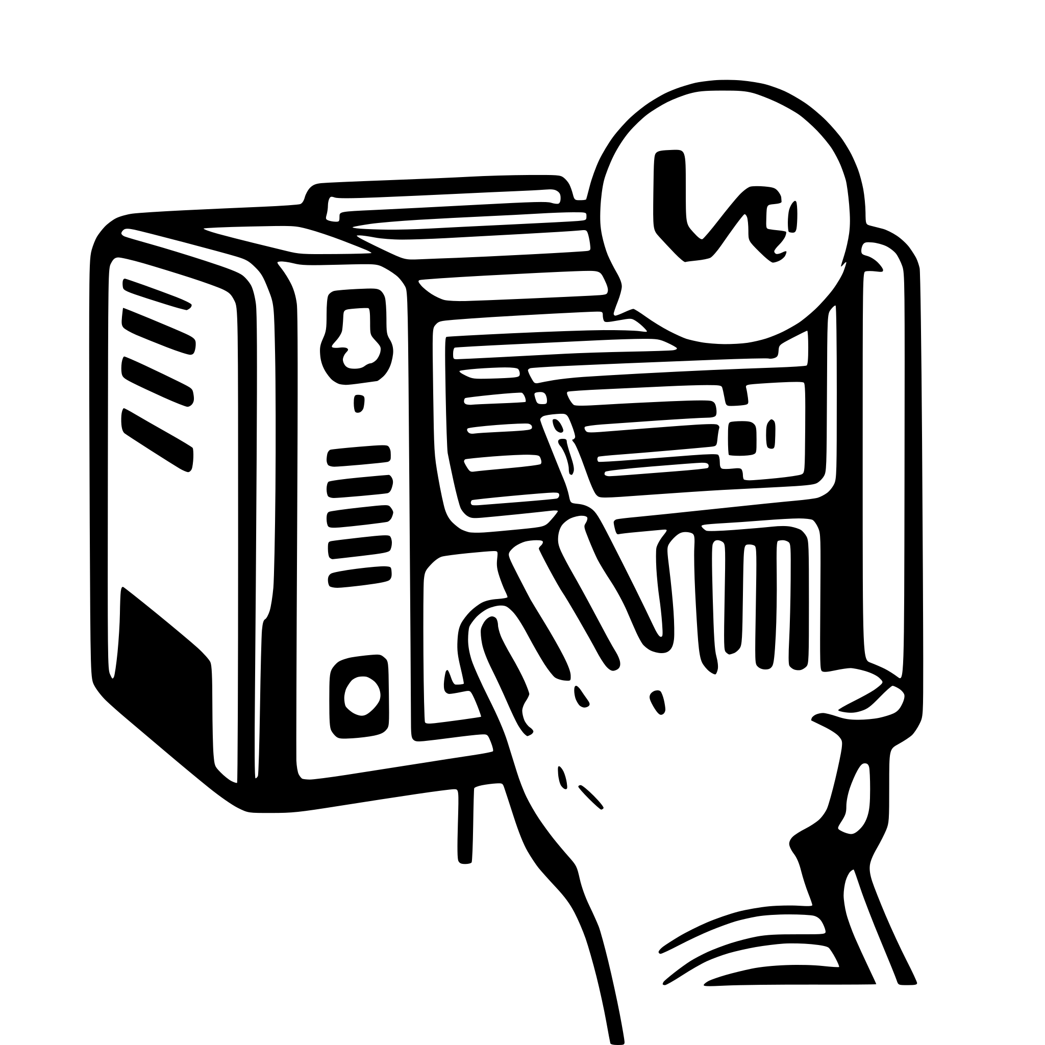 AI-generated SVG of a A humorous photomontage of a modern Brazilian electronic voting machine (urna eletrônica), with a hand about to press the green 'CONFIRMA' (confirm) button. On the screen, there is a large yellow speech bubble displaying the text '@RISADAELEITORAL'. In the top right corner of the machine, there's a diamond-shaped blue logo outlined in black with the words 'RISADA ELEITORAL'. The scene is bright, well-lit, and conveys a tone of political satire