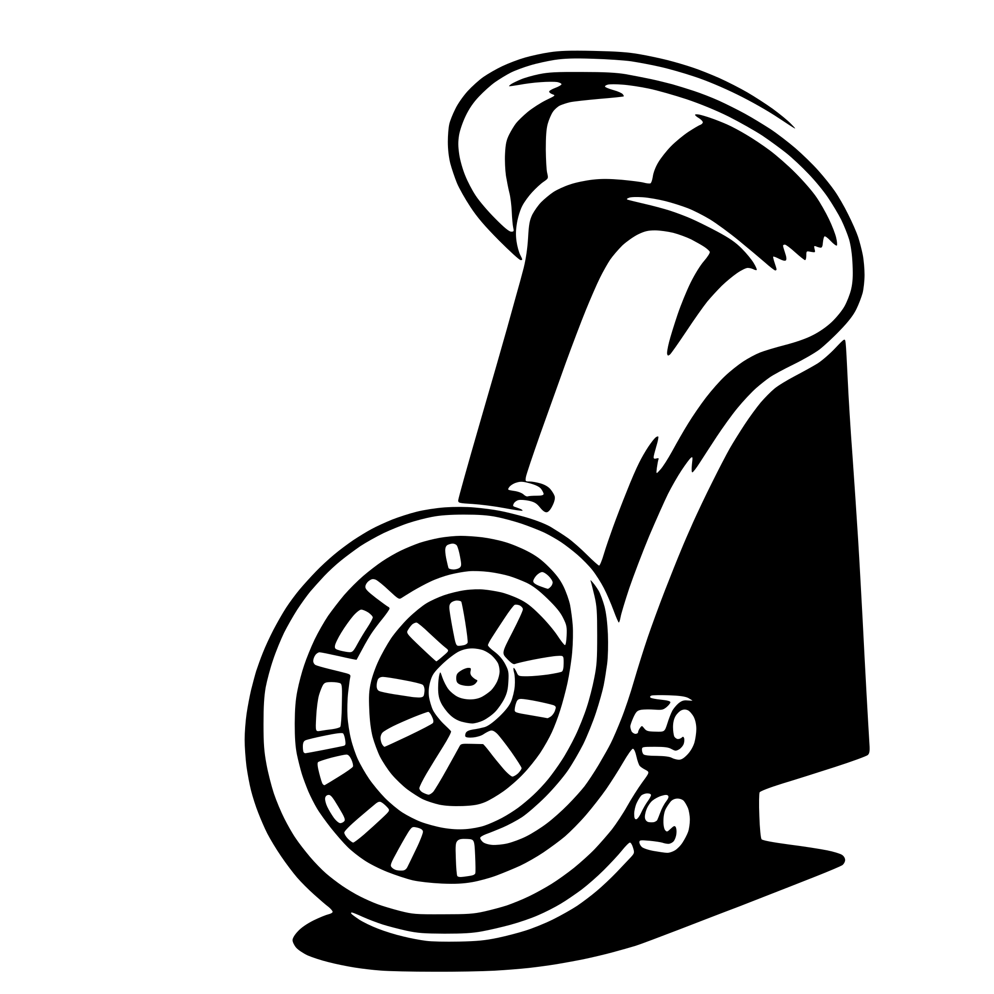 AI-generated SVG of a tuba