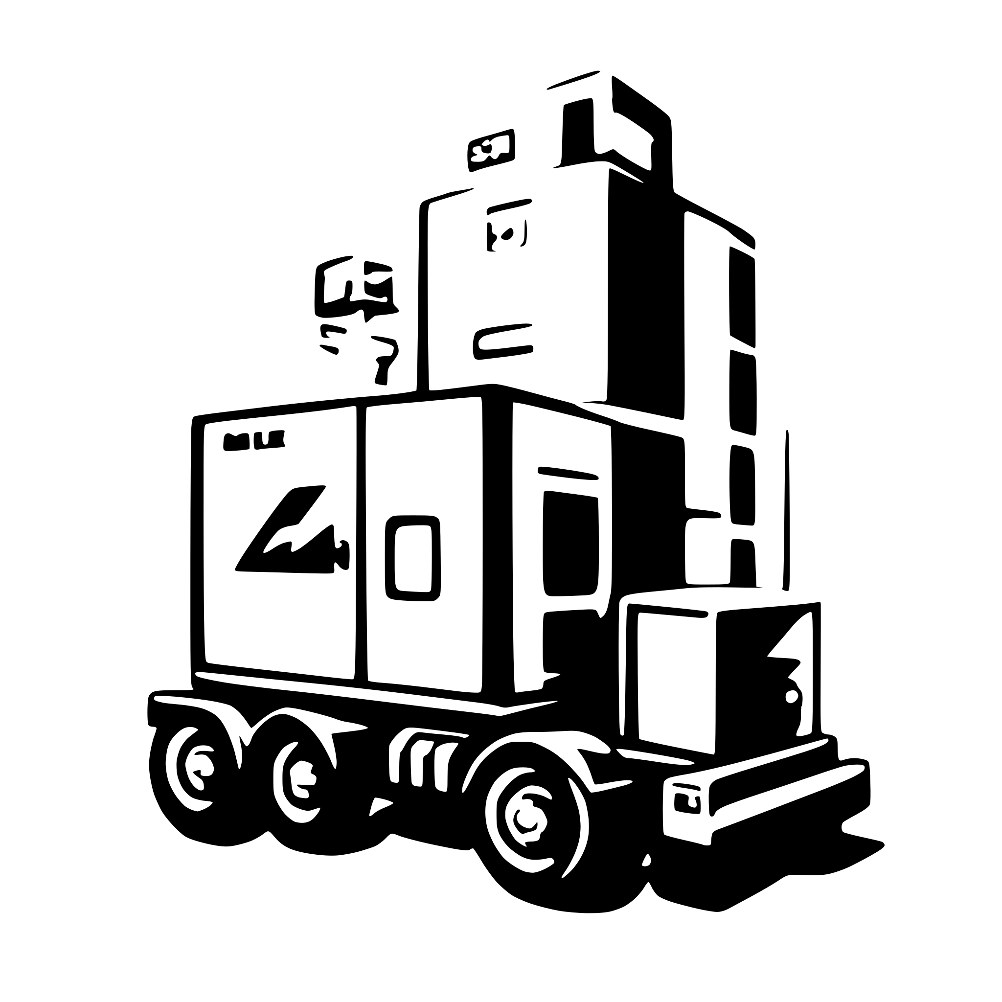 AI-generated SVG of 'logistics'