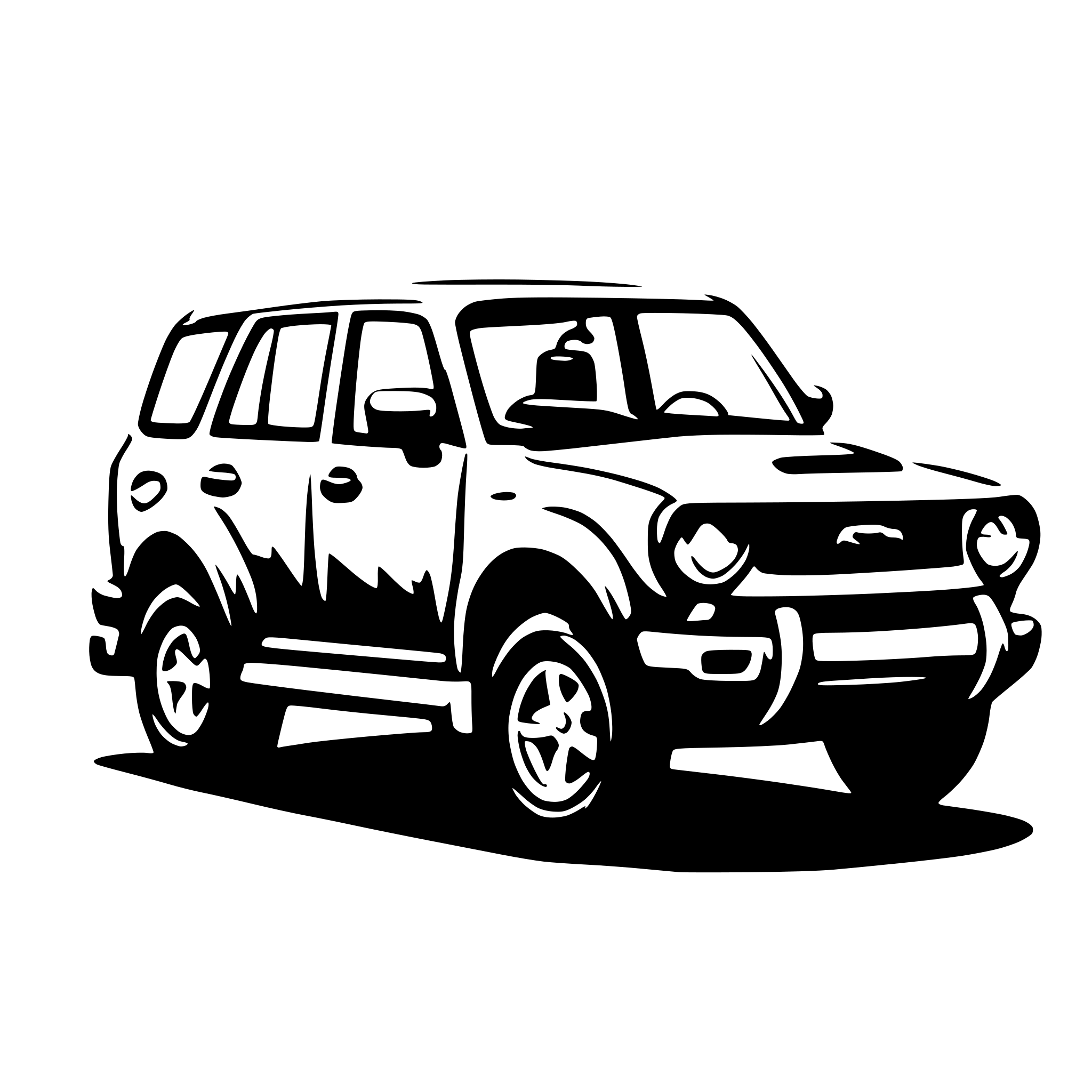 AI-generated SVG of a subaru