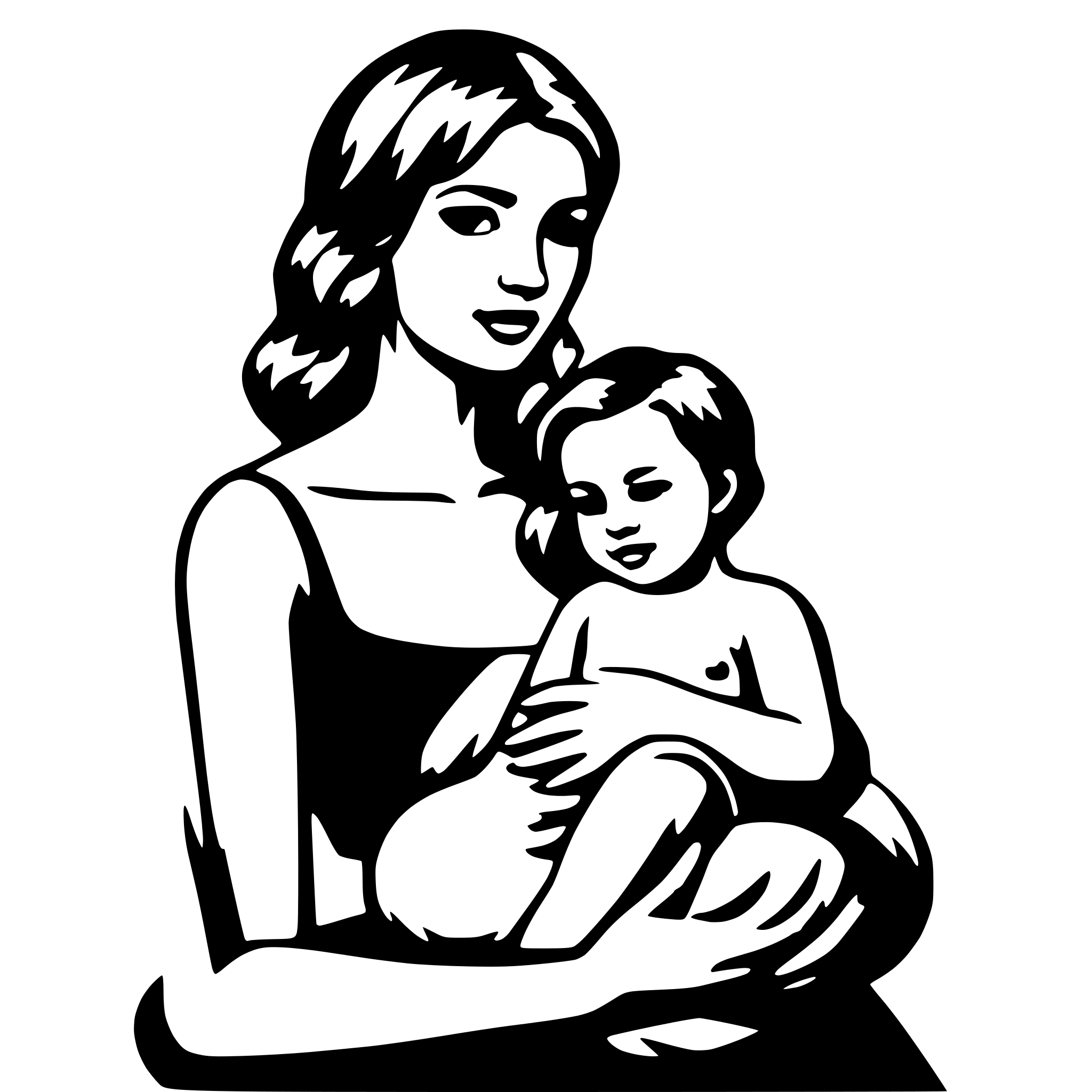 AI-generated SVG of 'Breastfeeding'