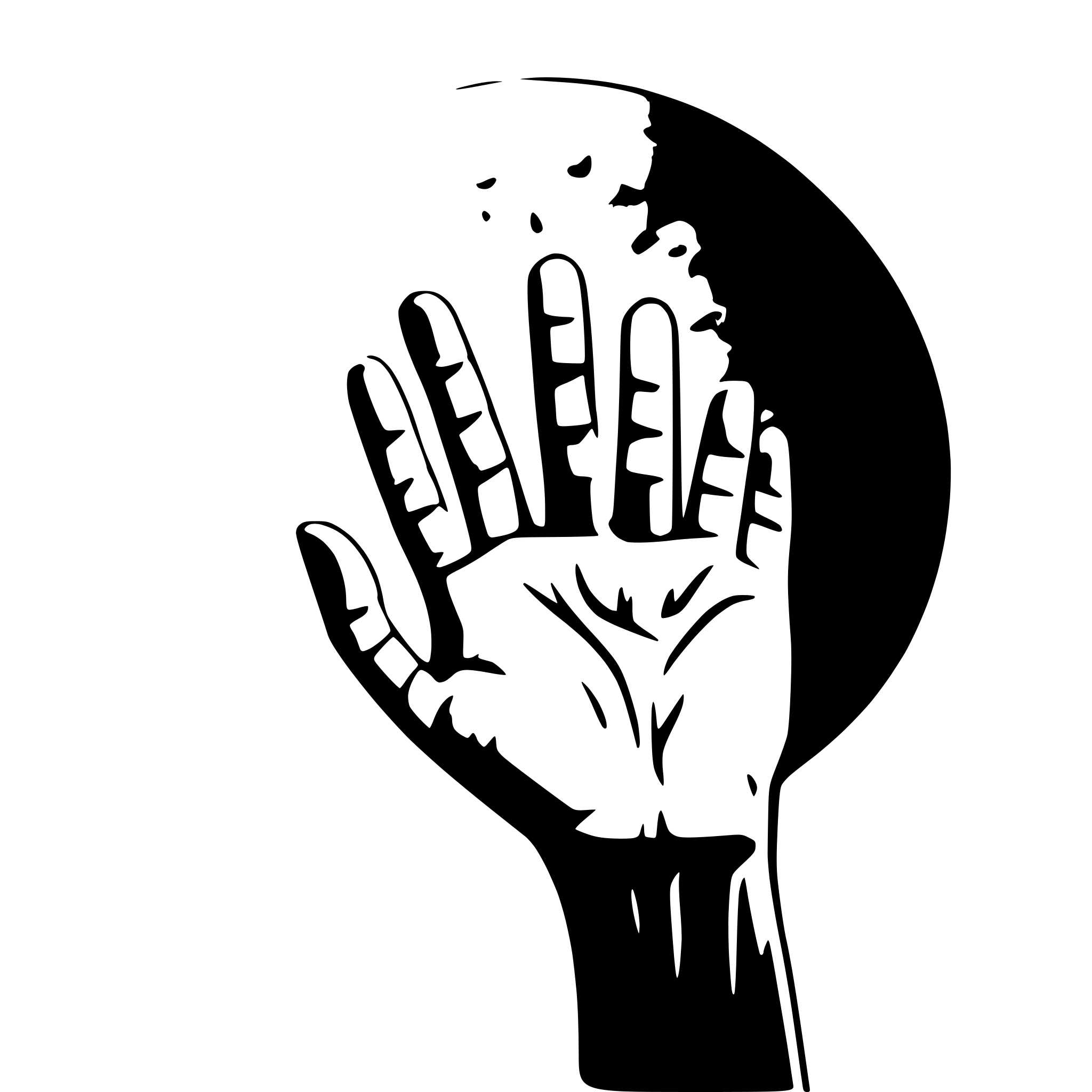 AI-generated SVG of a The design features a silhouette of a monstrous or ghoulish hand reaching upward, set against the backdrop of a large, full moon. The hand is skeletal or claw-like, adding an eerie and supernatural vibe to the image. The moon is depicted in a realistic, textured style, with craters and shadows, enhancing the mysterious mood.

Below the image, the word 