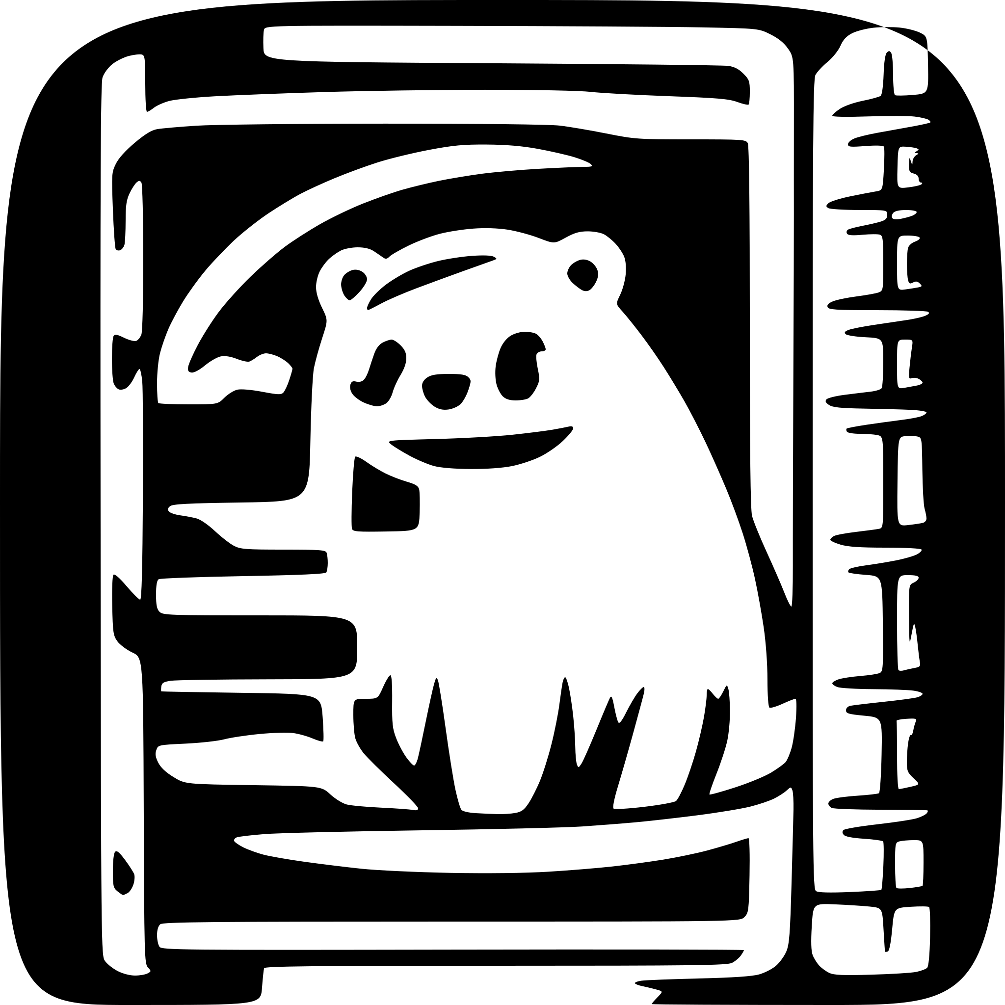 AI-generated SVG of a polar bear logo PROJECt planner