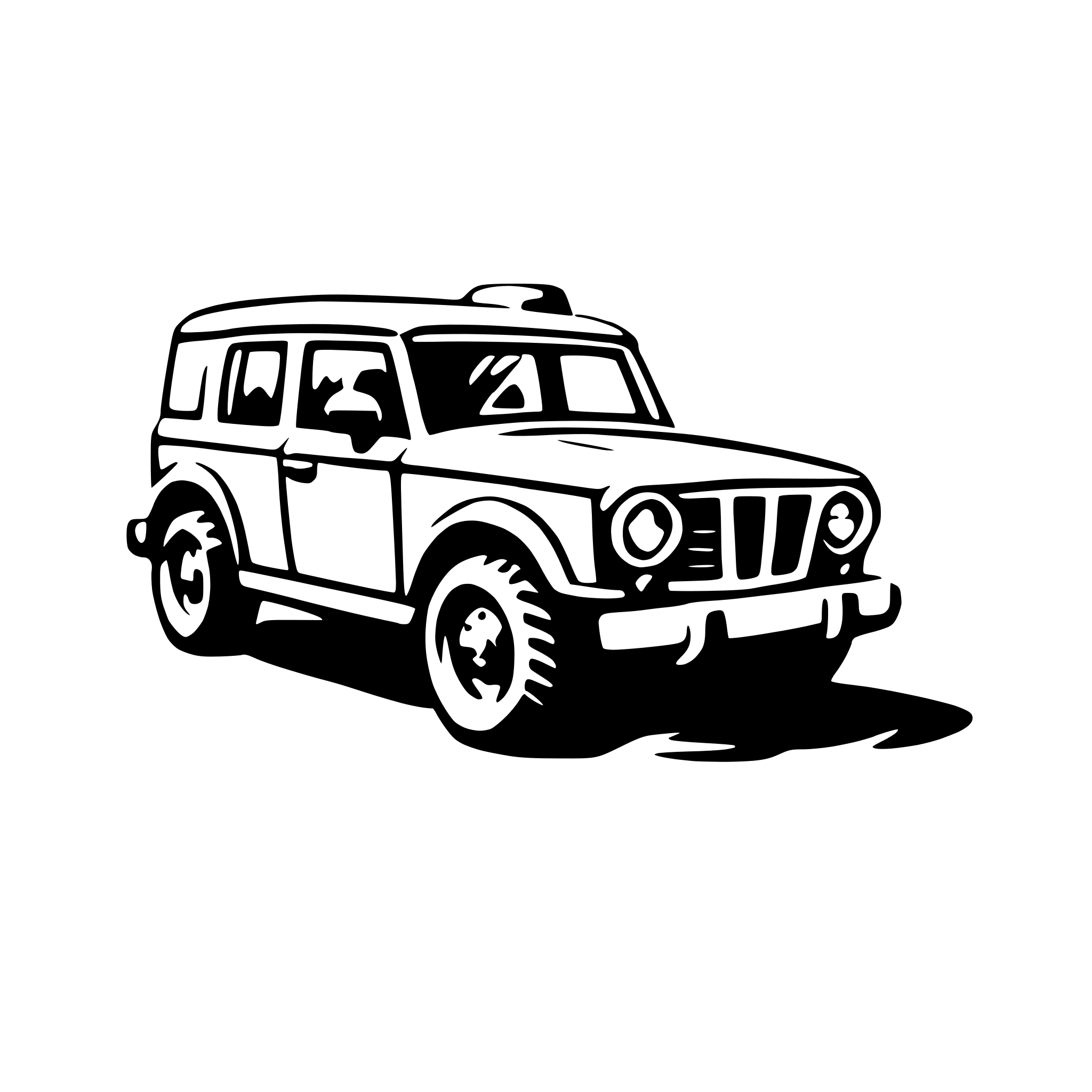 AI-generated SVG of a off-road vehicle