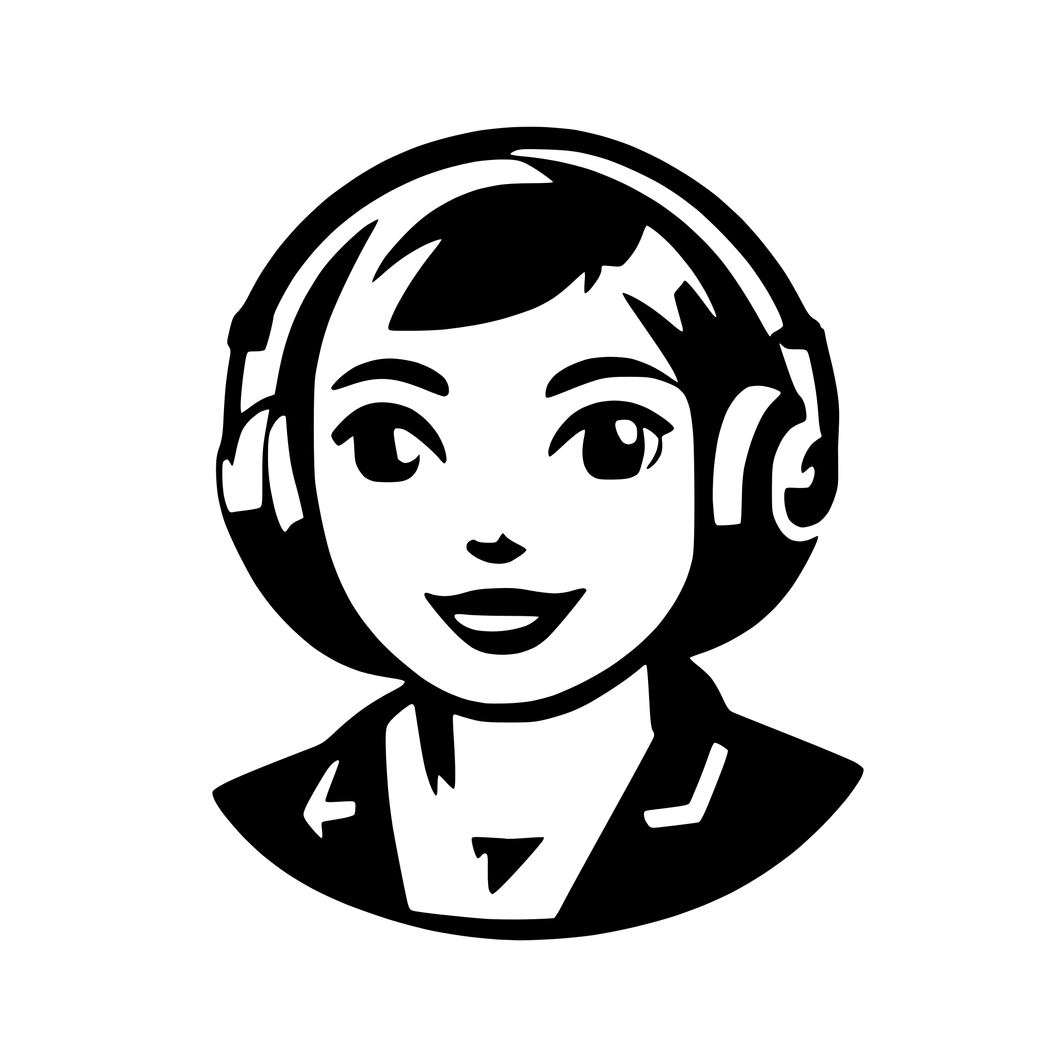 AI-generated SVG of a podcast