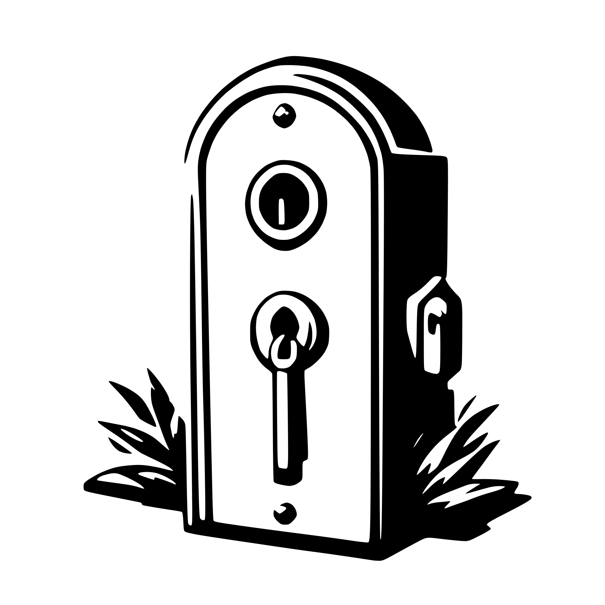 AI-generated SVG of a lock