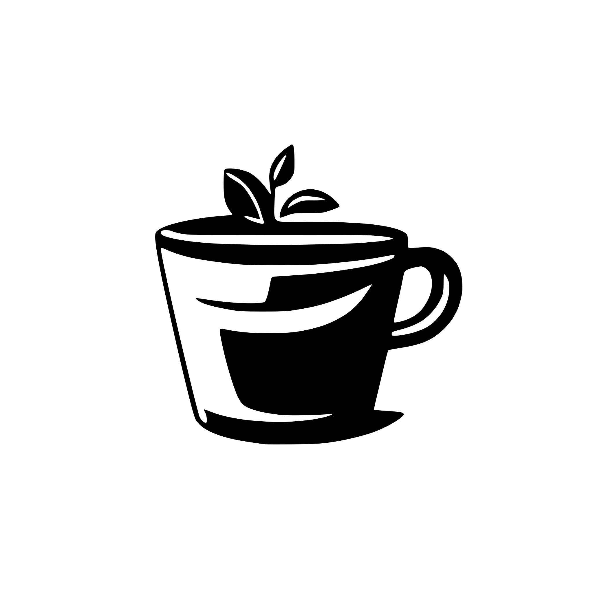 AI-generated SVG of a Minimalist logo of a coffee cup