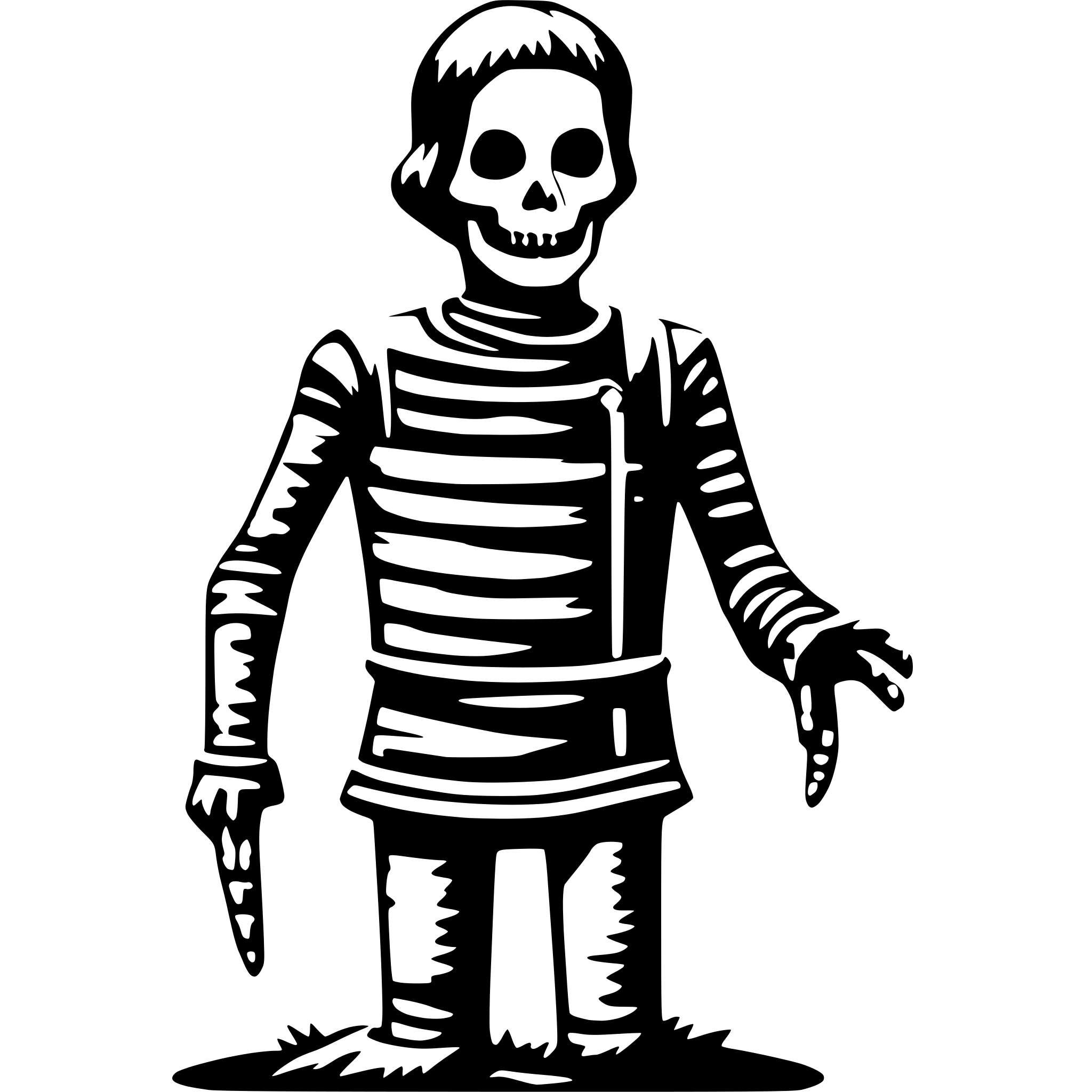 AI-generated SVG of 'horror figure'
