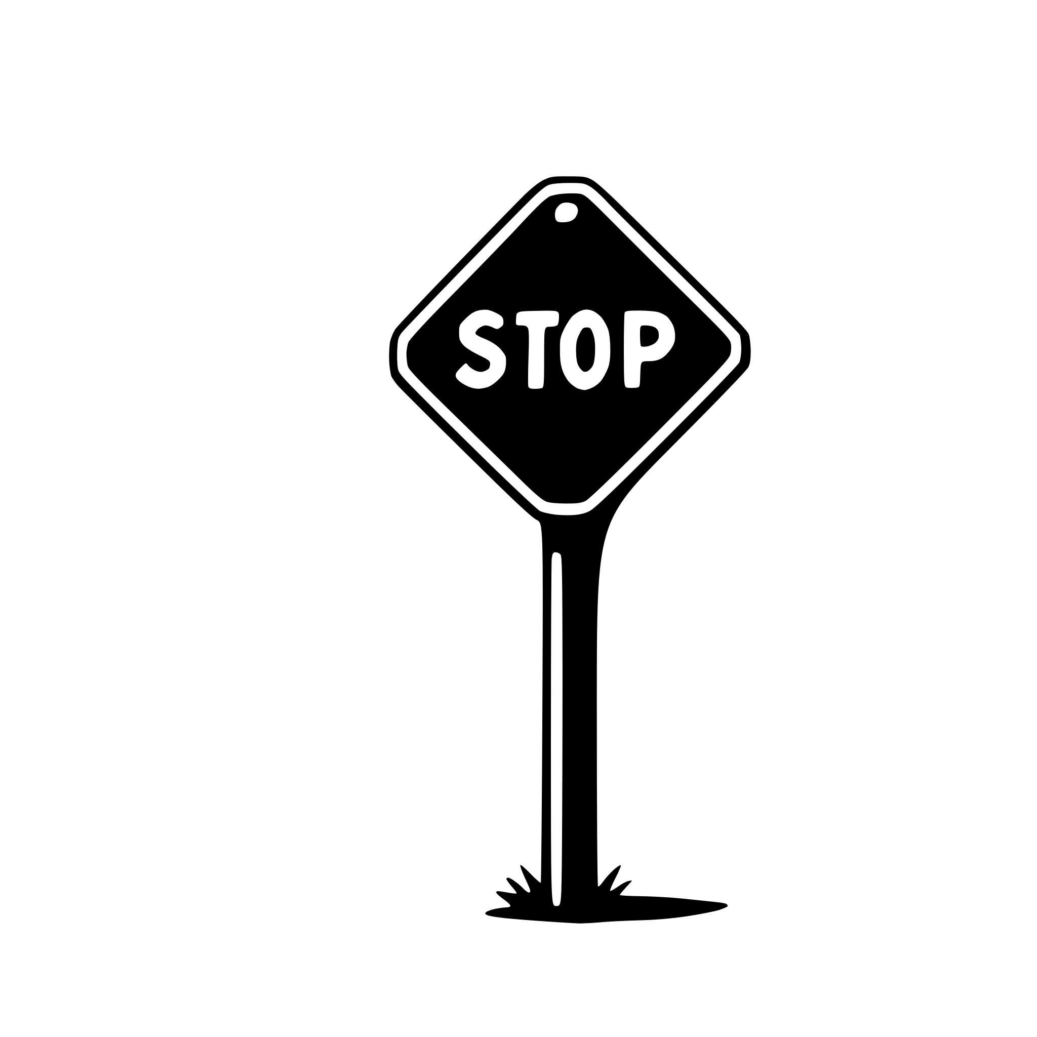 AI-generated SVG of a stop sign