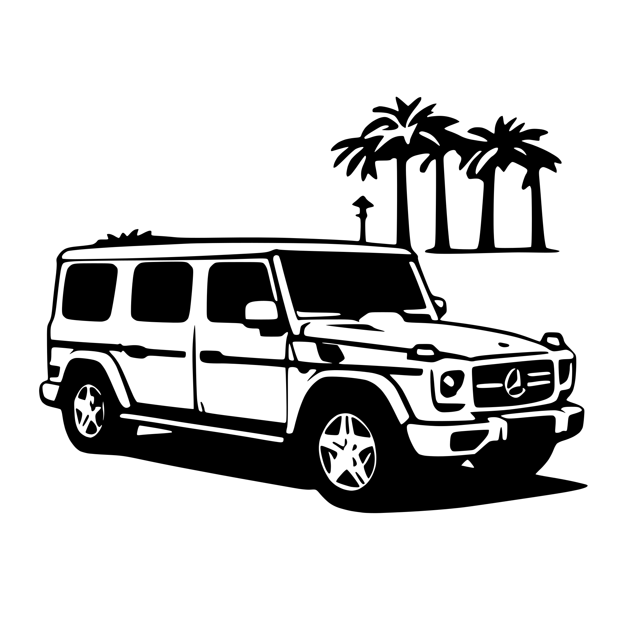 AI-generated SVG of 'Mercedes G Wagon'